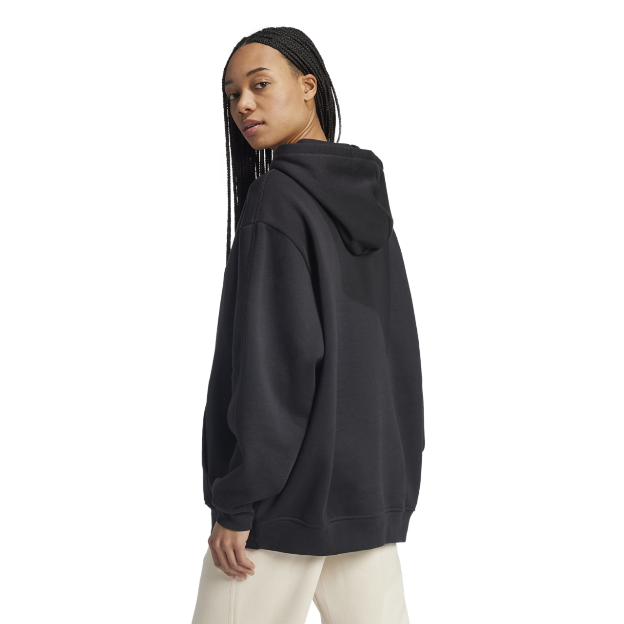 adidas Originals Essentials Oversized Hoodie Image 2 of 5. Tap to open photo gallery.