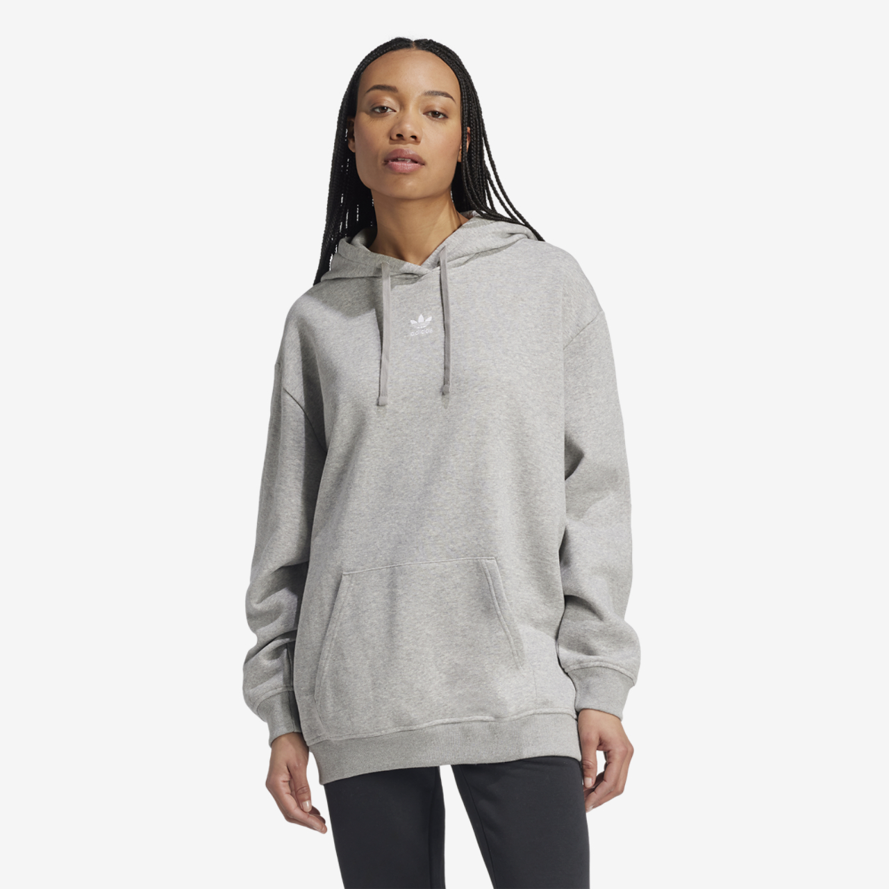 adidas Originals Essentials Oversized Hoodie Image 1 of 5. Tap to open photo gallery.