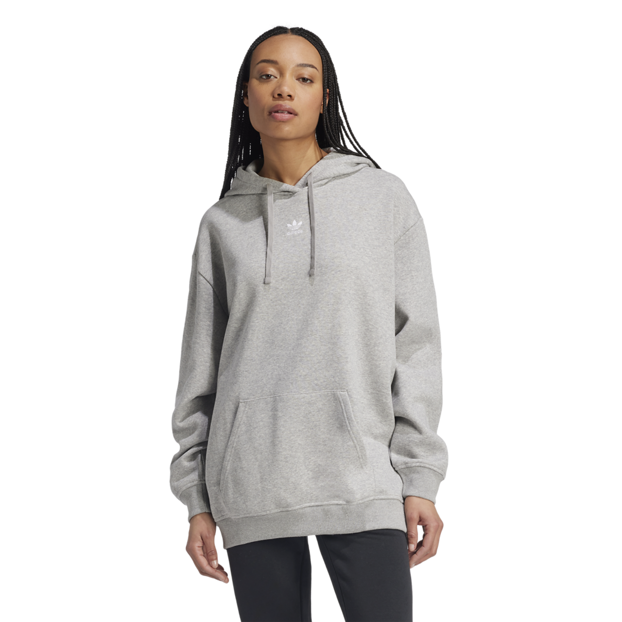 adidas Originals Essentials Oversized Hoodie Image 1 of 5. Tap to open photo gallery.