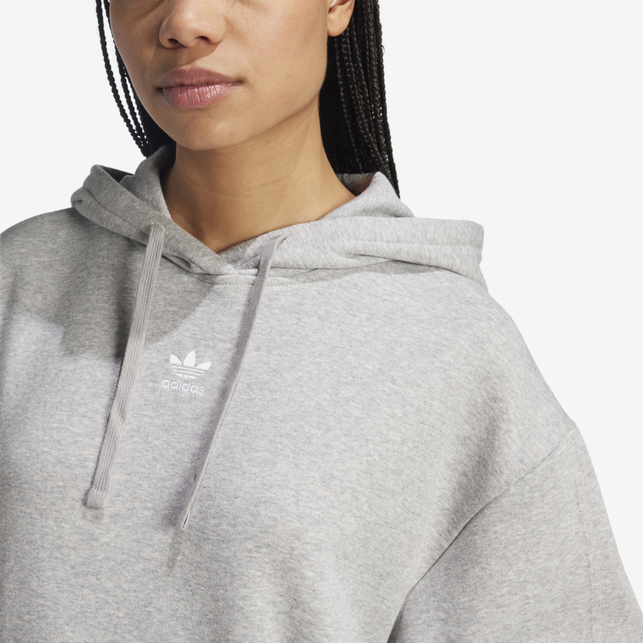 adidas Originals Essentials Oversized Hoodie Image 3 of 5. Tap to open photo gallery.