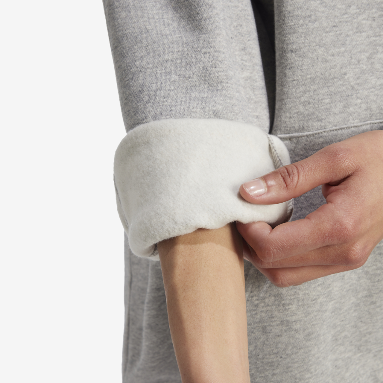 adidas Originals Essentials Oversized Hoodie Image 4 of 5. Tap to open photo gallery.