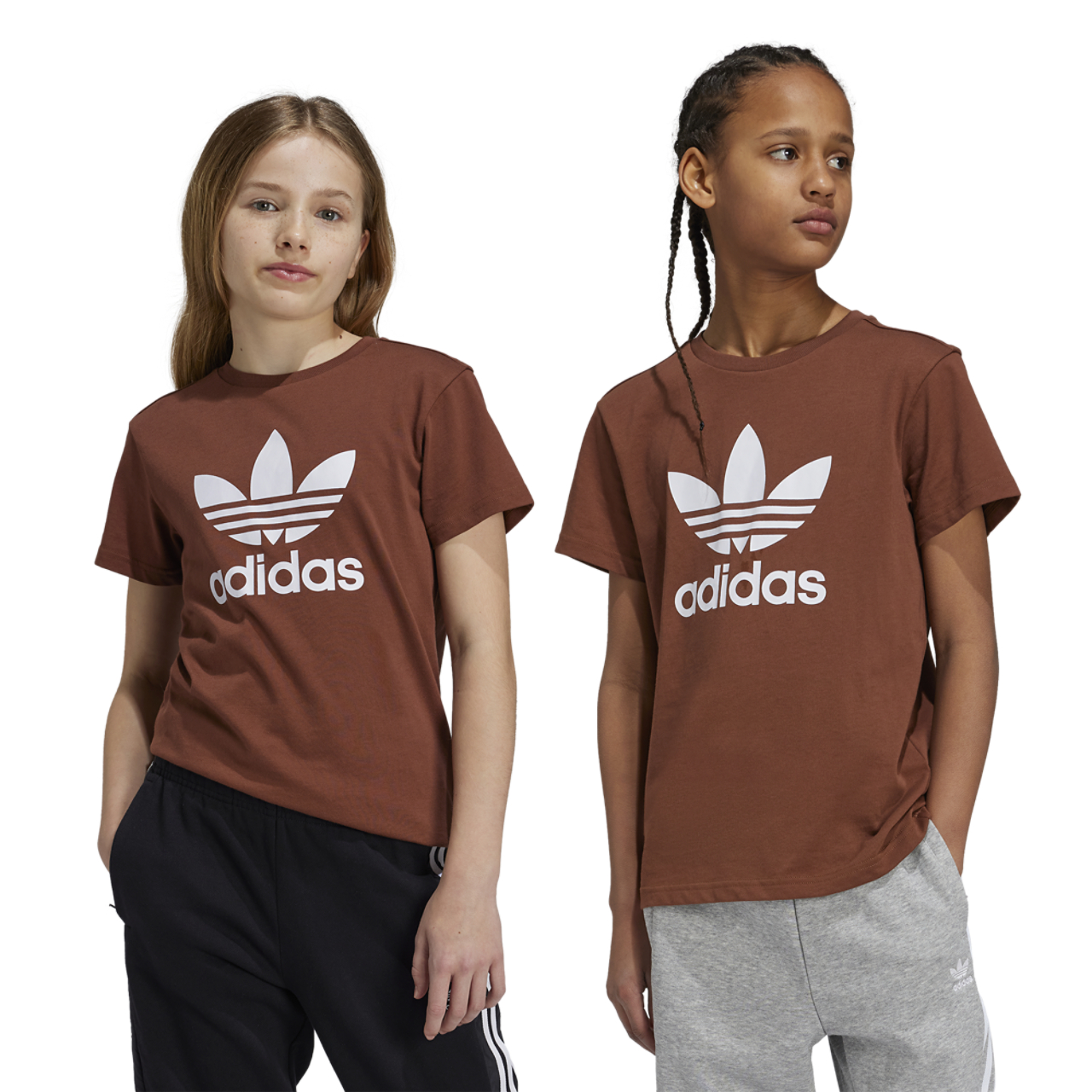 adidas Originals 3 Stripe T-Shirt Image 1 of 3. Tap to open photo gallery.