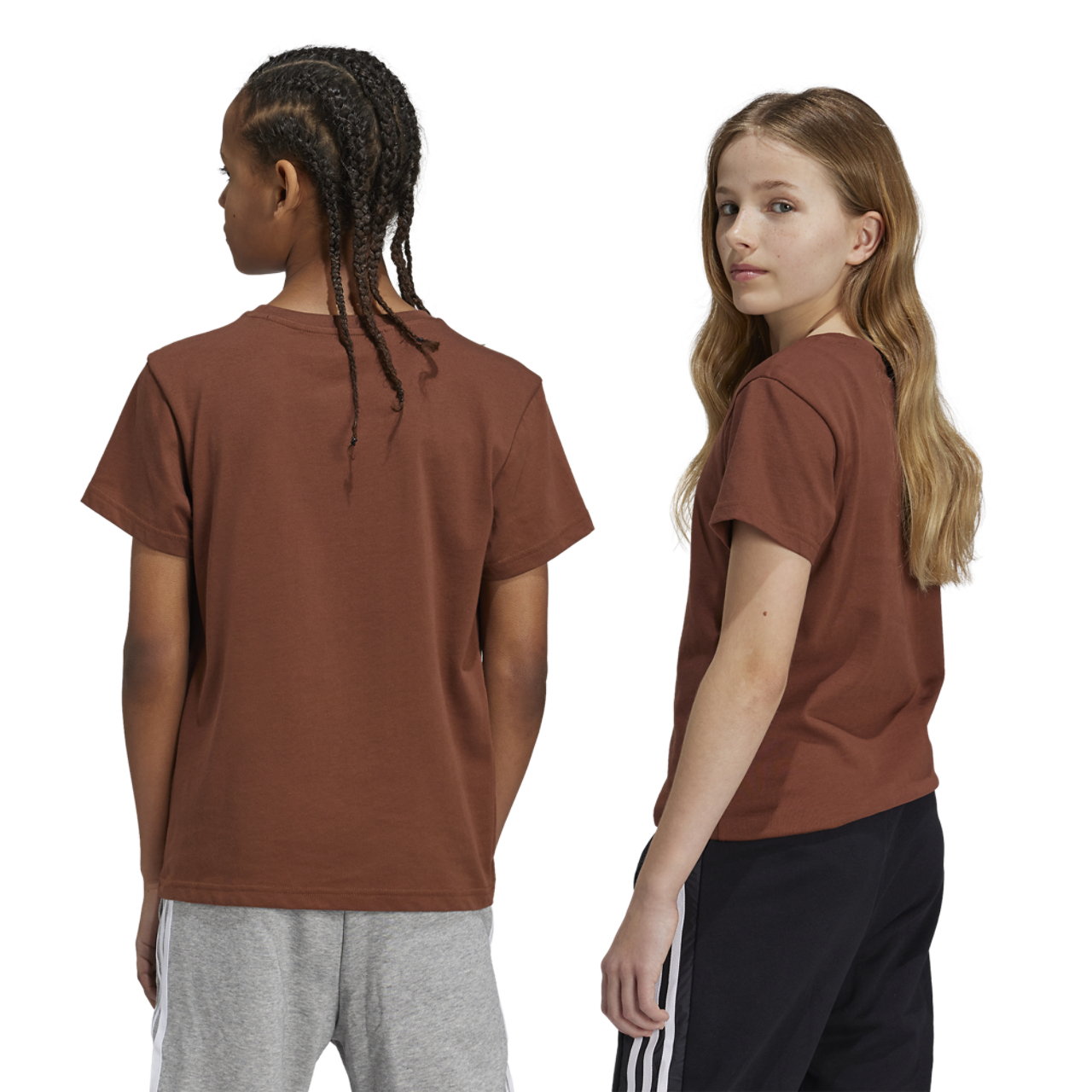 adidas Originals 3 Stripe T-Shirt Image 2 of 3. Tap to open photo gallery.