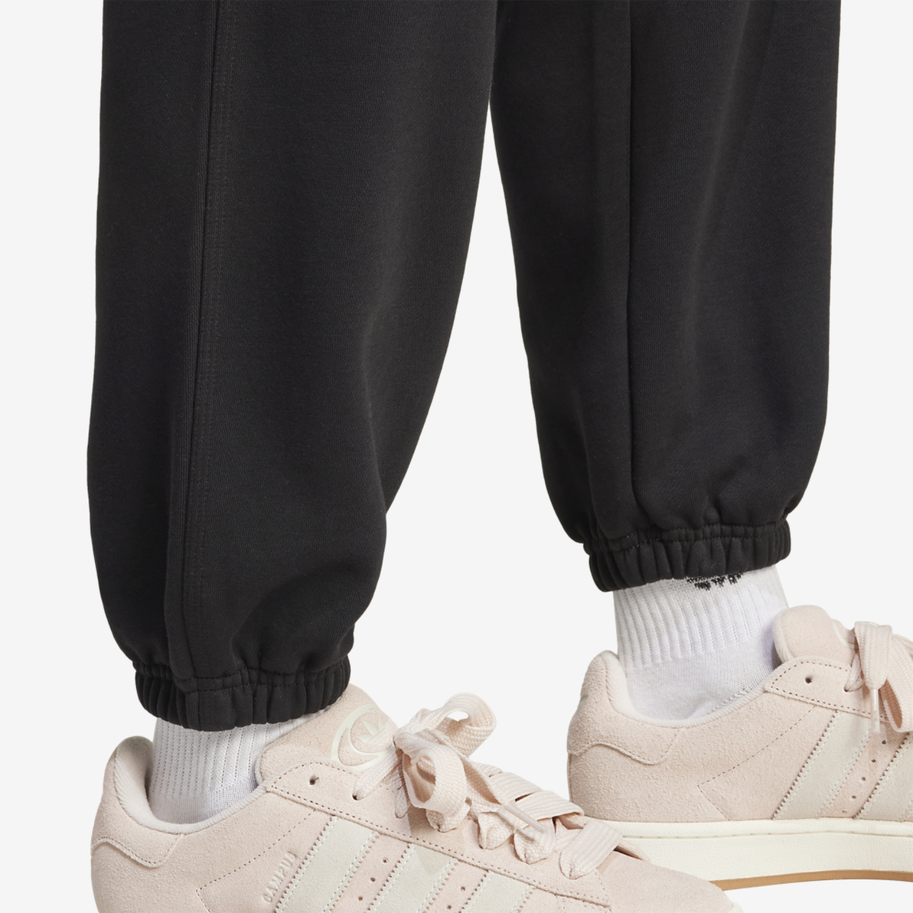 adidas Originals Trefoil Essentials Fleece Pants Image 4 of 5. Tap to open photo gallery.