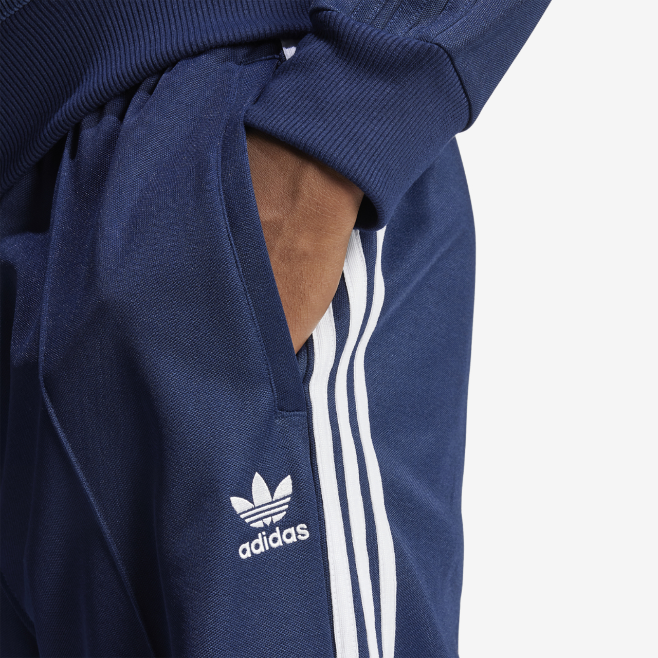 adidas Originals Firebird Adicolor Baggy Track Pants Image 3 of 5. Tap to open photo gallery.
