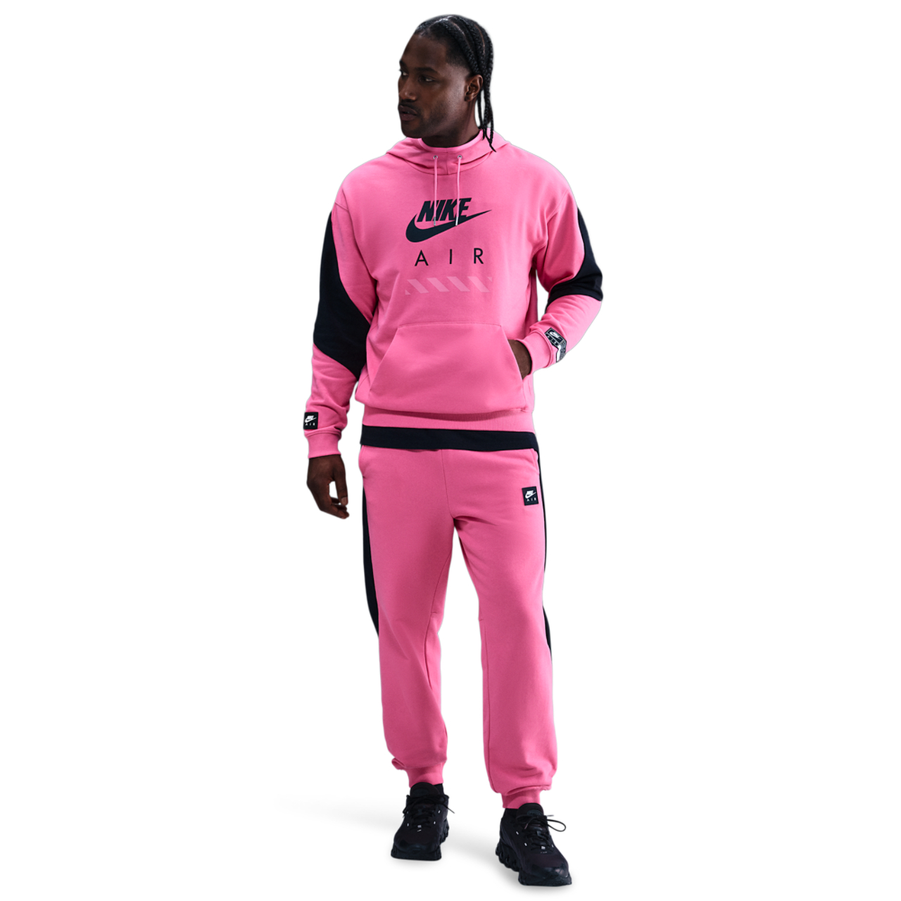 Nike Air Fleece Pullover Hoodie BFT Image 3 of 4. Tap to open photo gallery.