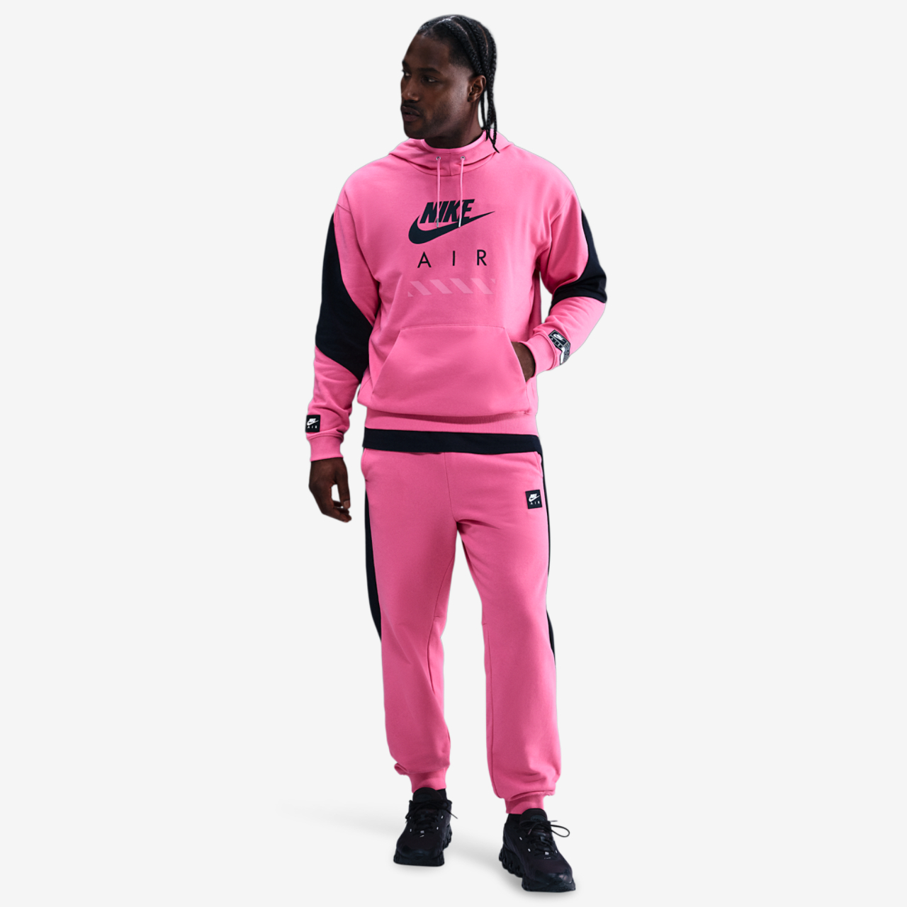 Nike Air Fleece Pullover Hoodie BFT Image 3 of 4. Tap to open photo gallery.