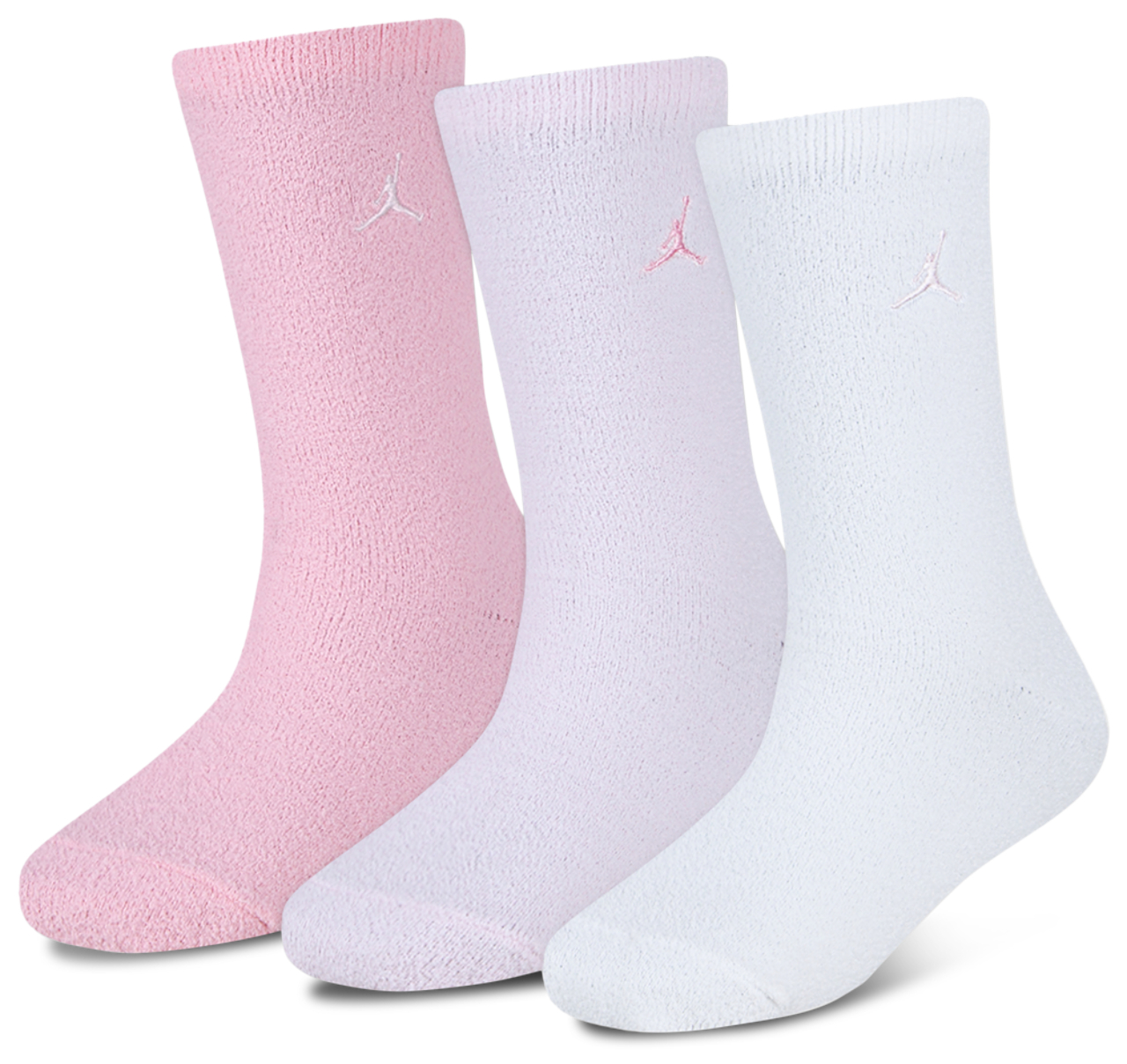 Jordan Super Soft Cozy 3-Pack Socks Image 1 of 2. Tap to open photo gallery.