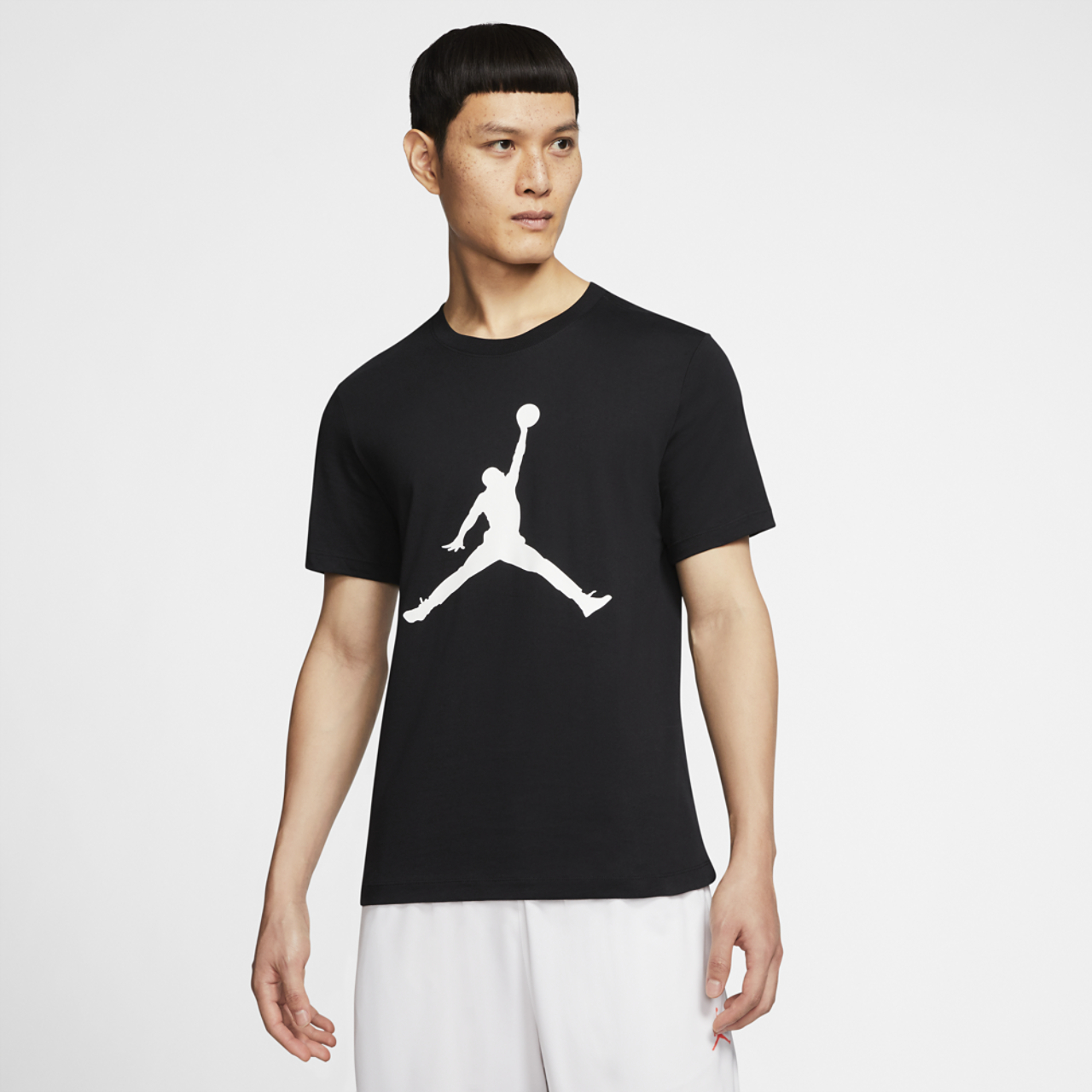 Jordan Jumpman Crew T-Shirt Image 3 of 5. Tap to open photo gallery.