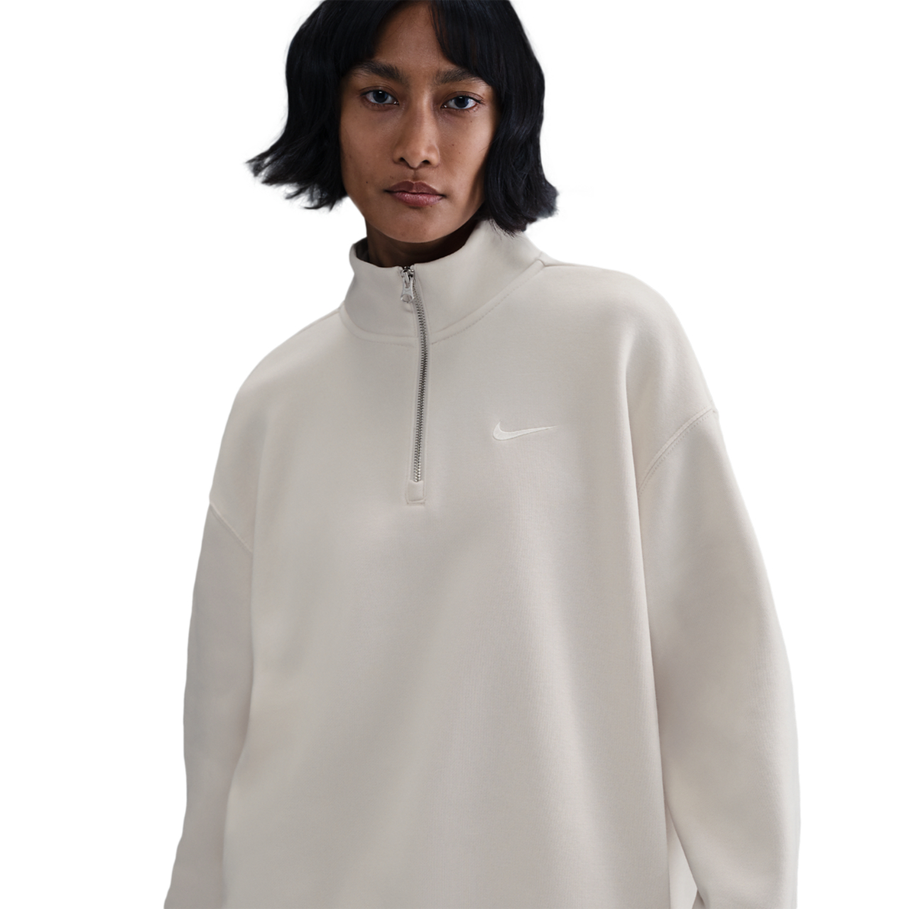 Nike NSW Phoenix Fleece Oversized Long Quarter-Zip - Women's