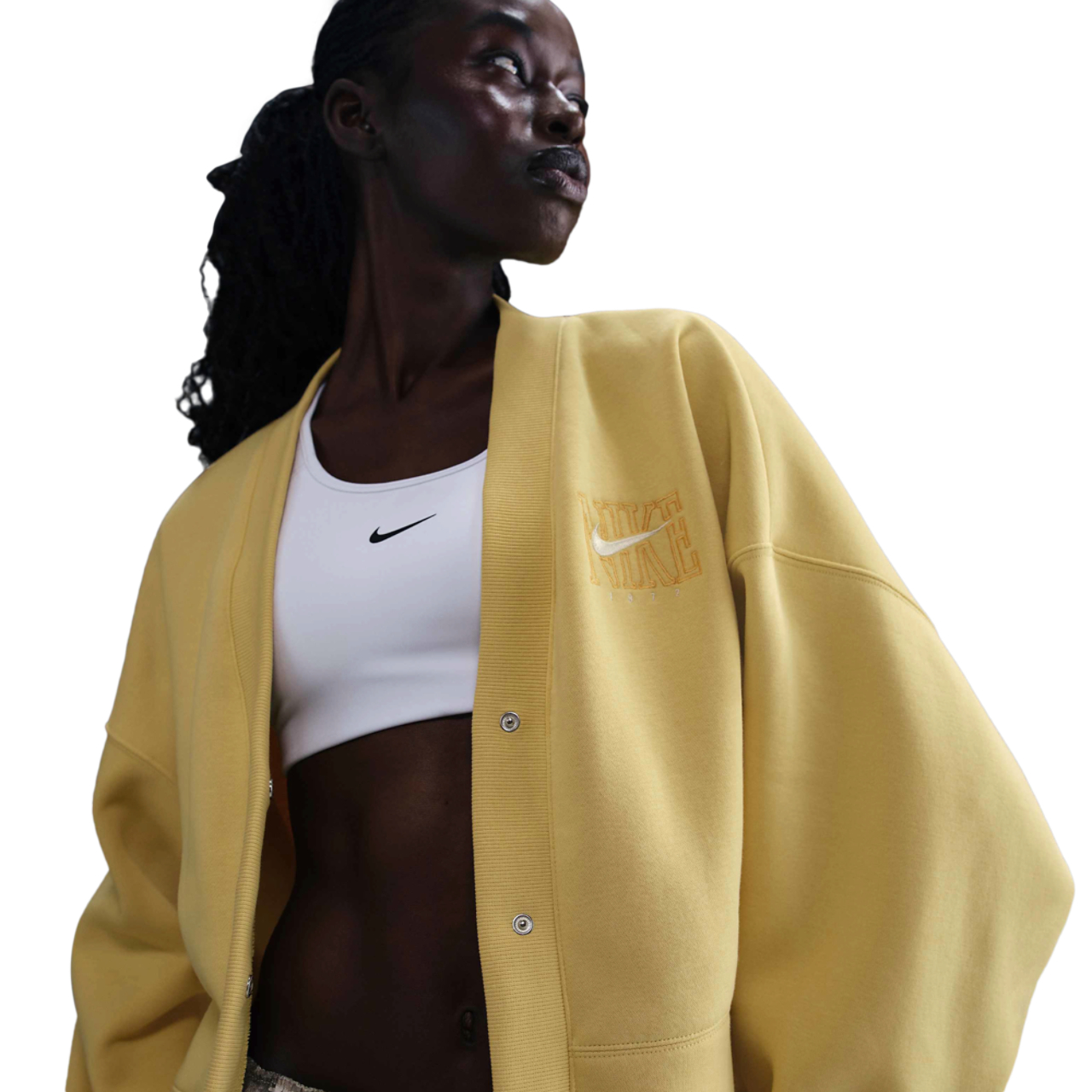 グニフニ　シェニールブルゾン Nike NSW Phoenix Fleece OOS Graphic Cardigan - Women's | Foot Locker