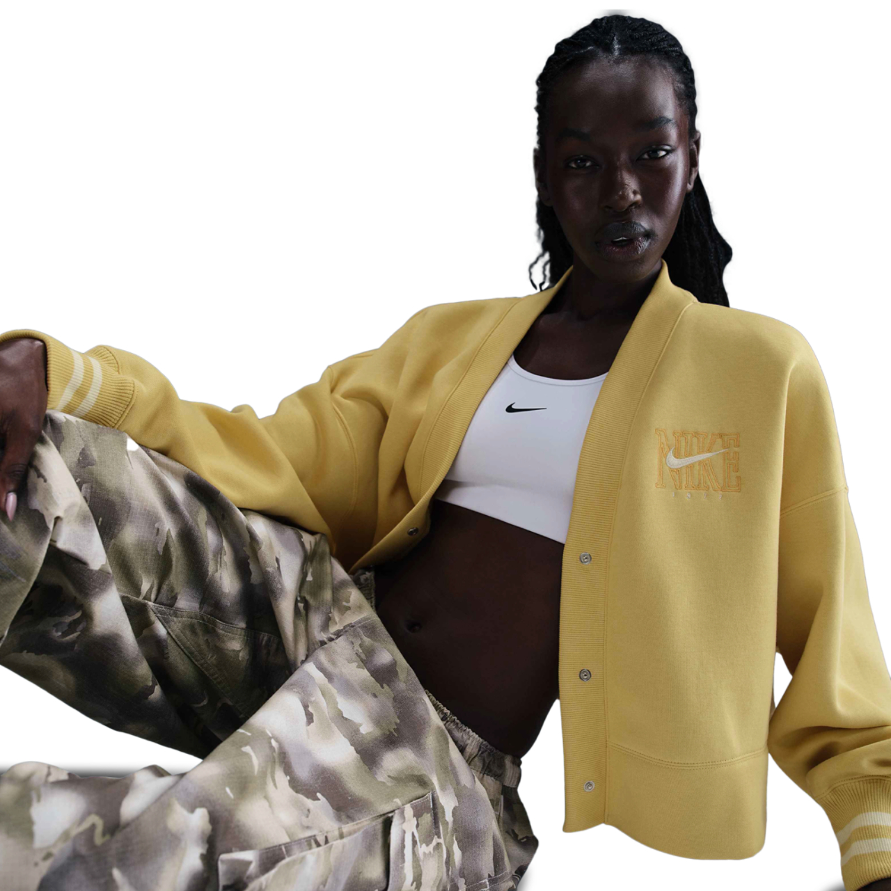 Nike NSW Phoenix Fleece OOS Graphic Cardigan - Women's | Foot Locker