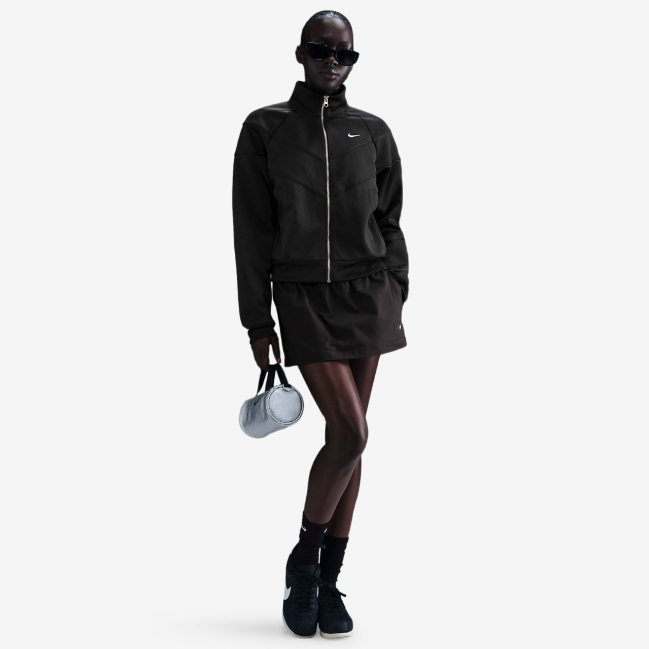 Nike NSW NK WR Poly Knit Jacket Image 4 of 5. Tap to open photo gallery.