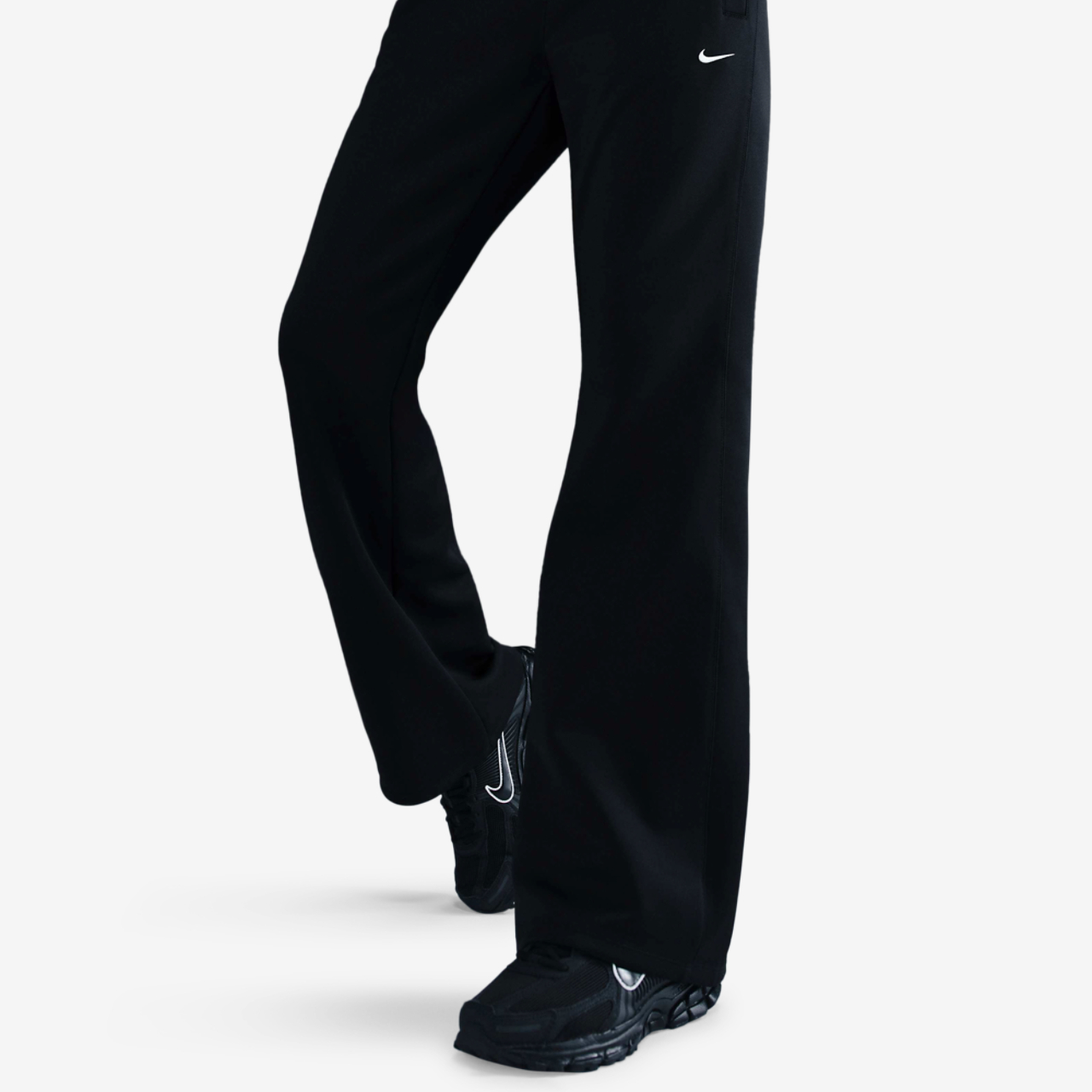 Nike NSW WR Mid Rise Poly Knit Pants Image 1 of 5. Tap to open photo gallery.