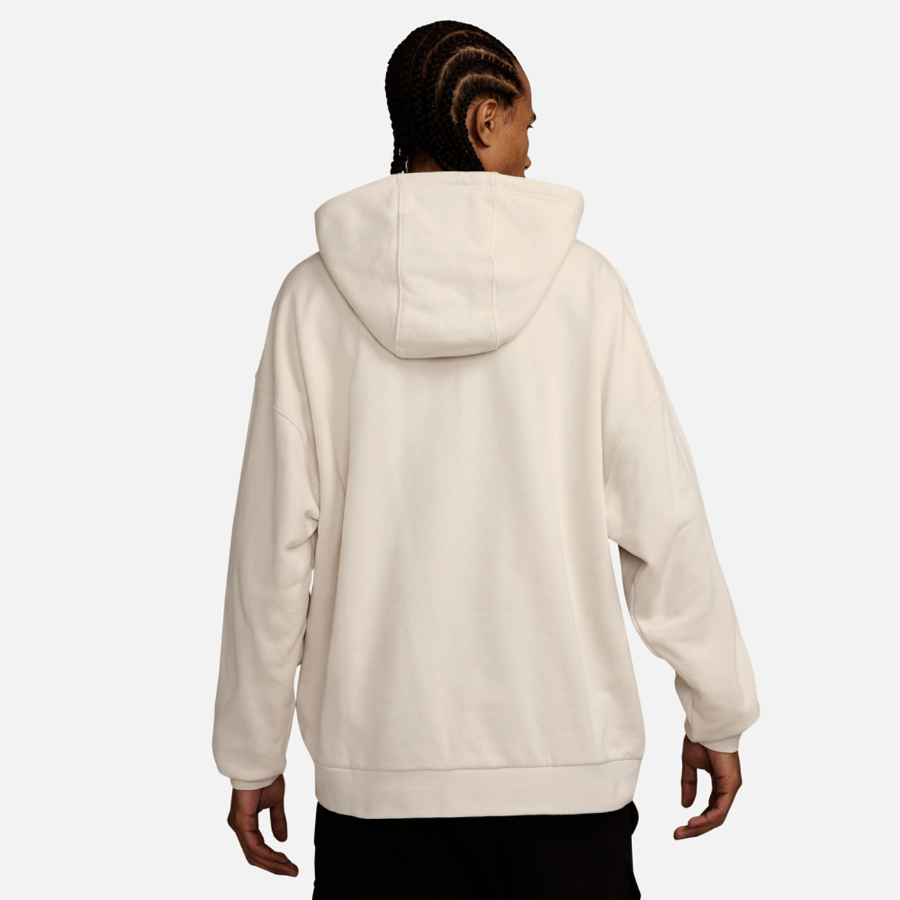 Nike Club FT Oversized Pullover Hoodie Image 3 of 3. Tap to open photo gallery.
