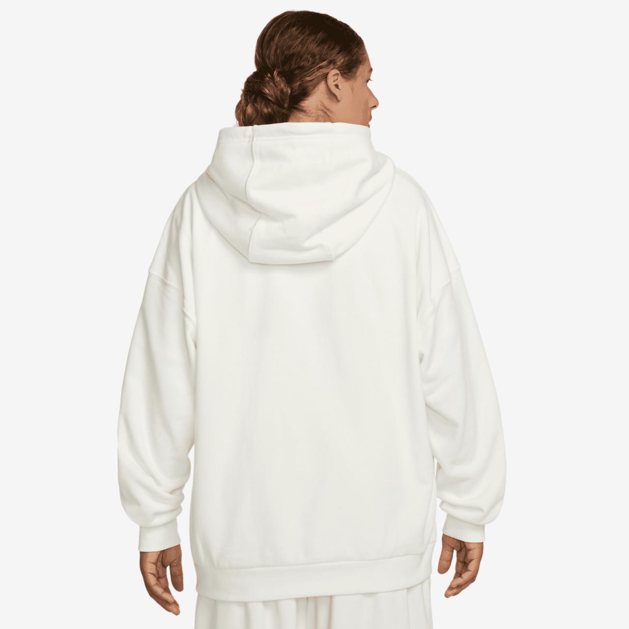 Nike Club FT Oversized Pullover Hoodie Image 3 of 3. Tap to open photo gallery.