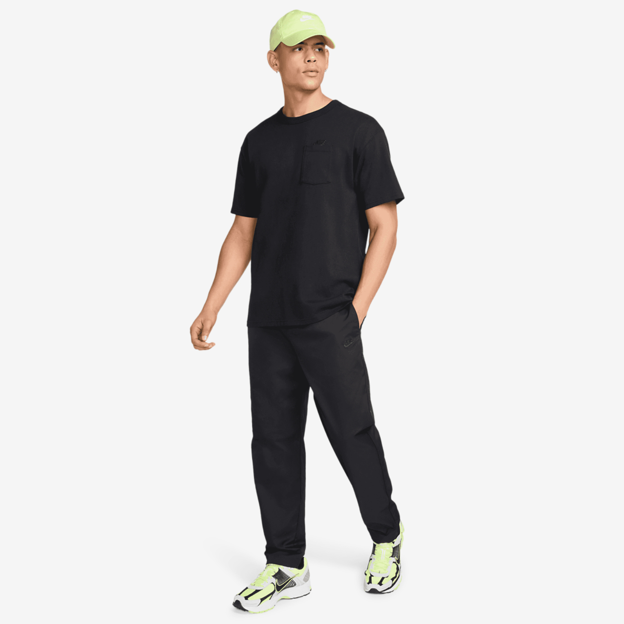 Nike Club Woven Tapered Pants Image 6 of 6. Tap to open photo gallery.