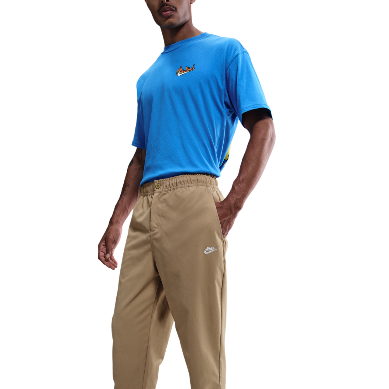 Nike Club Woven Tapered Pants Image 1 of 4. Tap to open photo gallery.