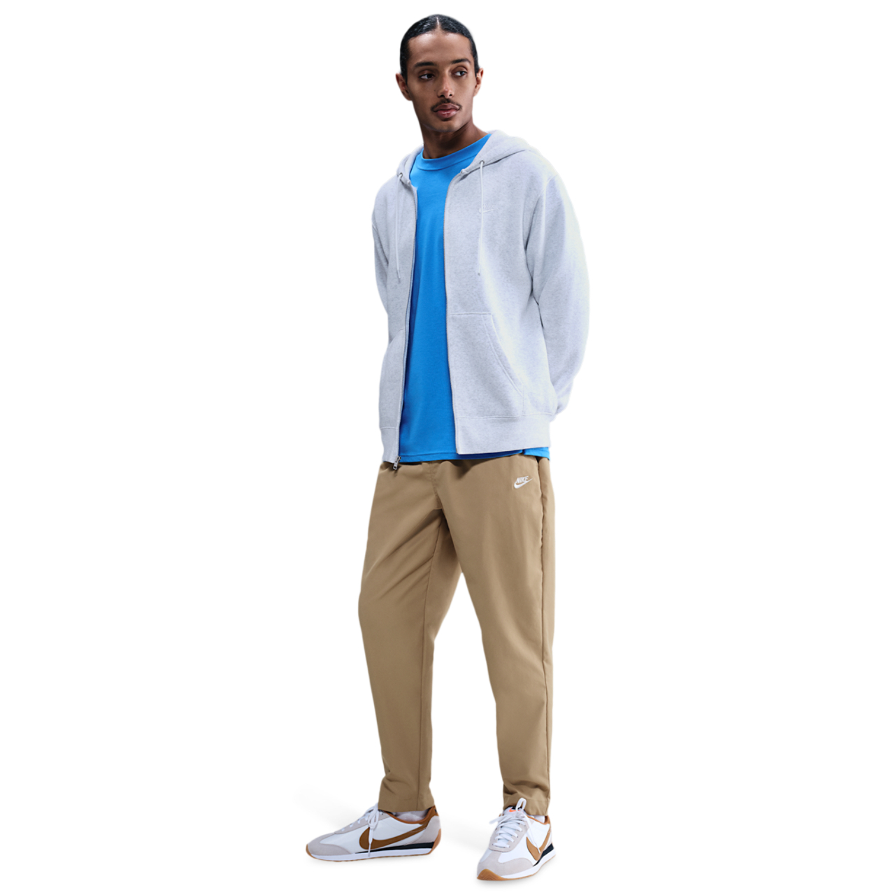Nike Club Woven Tapered Pants Image 3 of 4. Tap to open photo gallery.