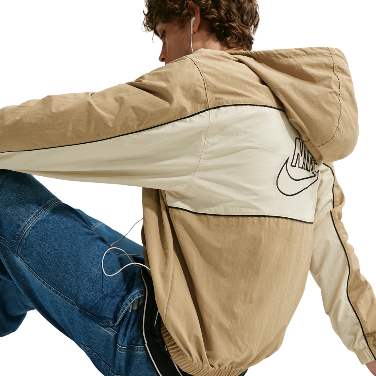 Nike Club Athlete Hooded Jacket Image 3 of 5. Tap to open photo gallery.