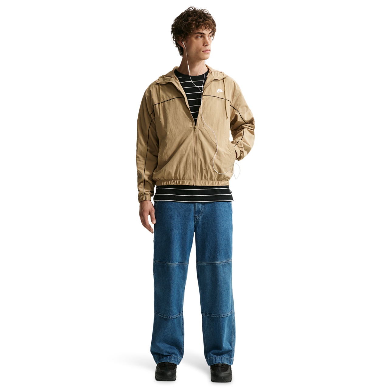 Nike Club Athlete Hooded Jacket Image 4 of 5. Tap to open photo gallery.