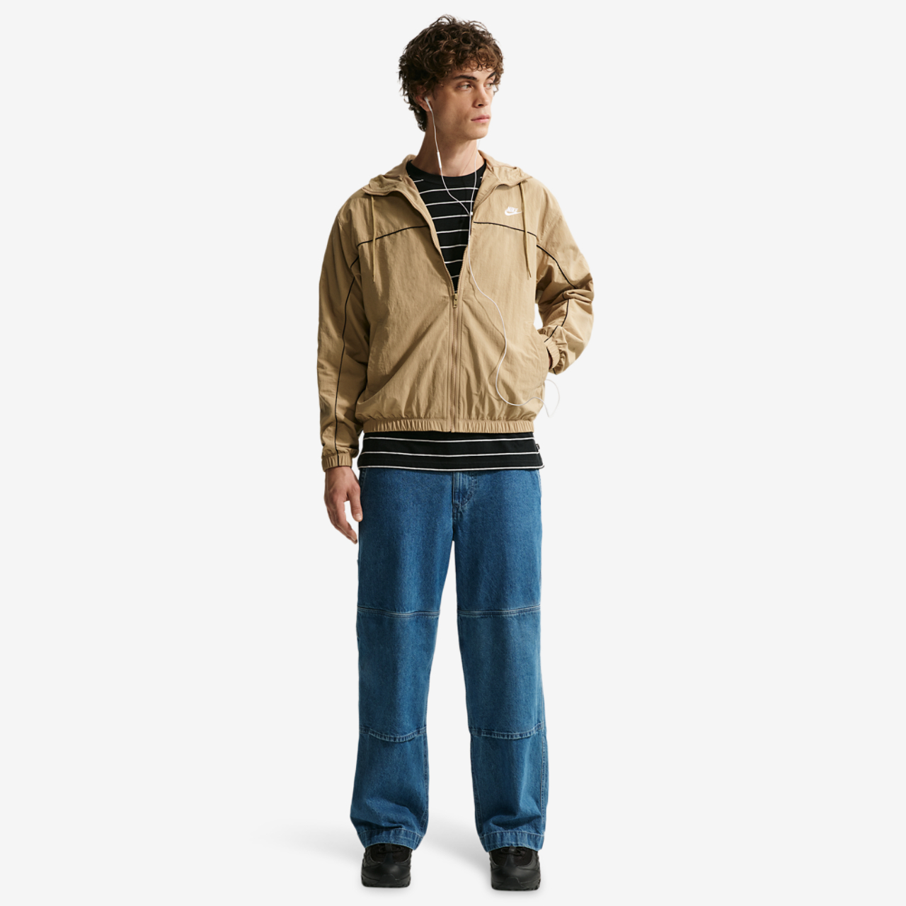 Nike Club Athlete Hooded Jacket Image 4 of 5. Tap to open photo gallery.