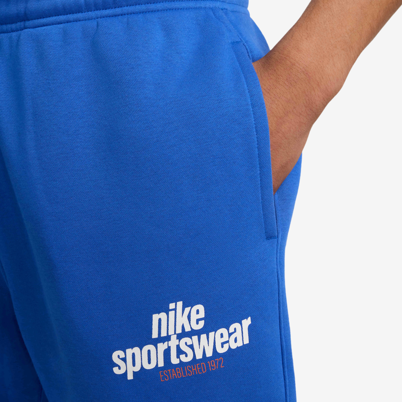 Nike NSW Club BB CF Pant GFX Image 3 of 5. Tap to open photo gallery.