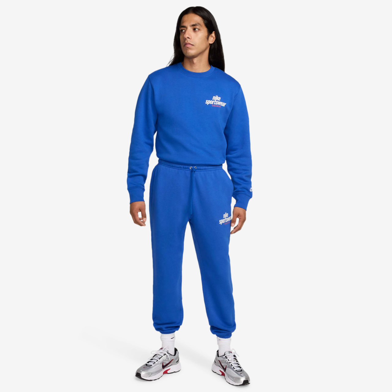 Nike NSW Club BB CF Pant GFX Image 5 of 5. Tap to open photo gallery.