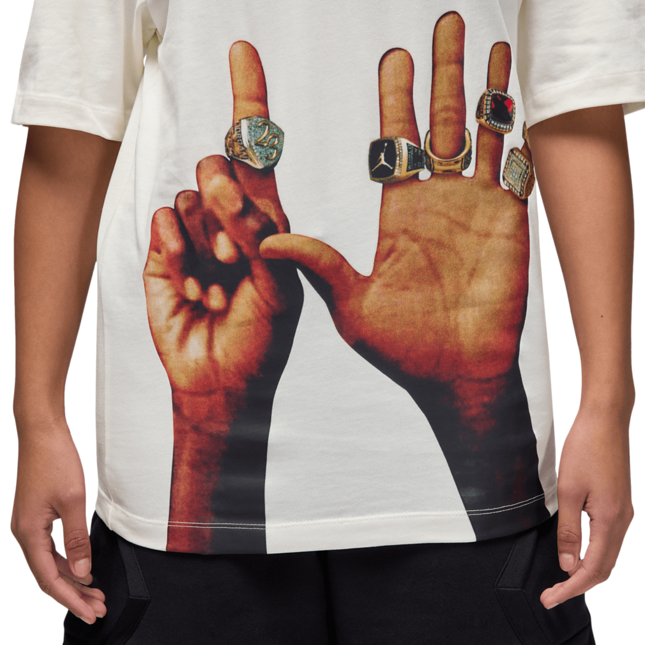 Jordan Flight MVP '85 6 Rings Crew Image 4 of 6. Tap to open photo gallery.