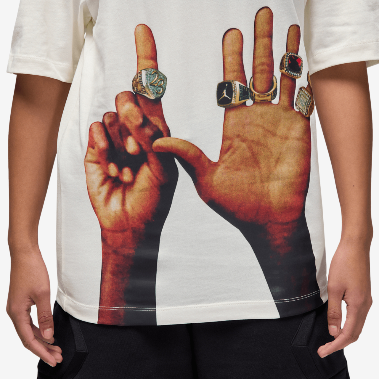 Jordan Flight MVP '85 6 Rings Crew Image 4 of 6. Tap to open photo gallery.