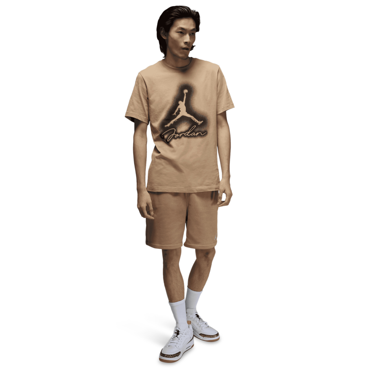 Jordan MVP Jumpman HBR Short Sleeve Crew Image 6 of 6. Tap to open photo gallery.