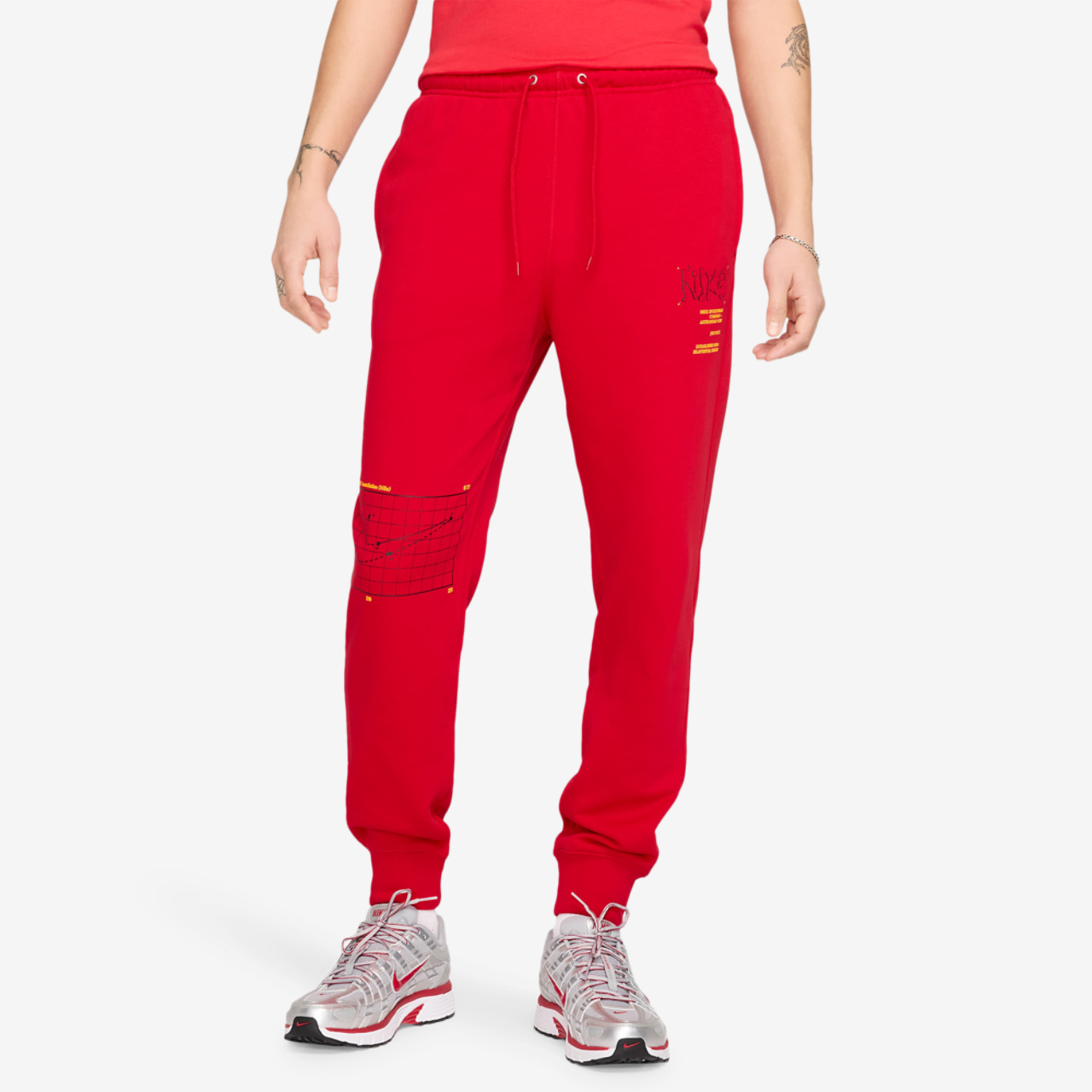 Nike Club FT Joggers Moon GFX Image 1 of 7. Tap to open photo gallery.