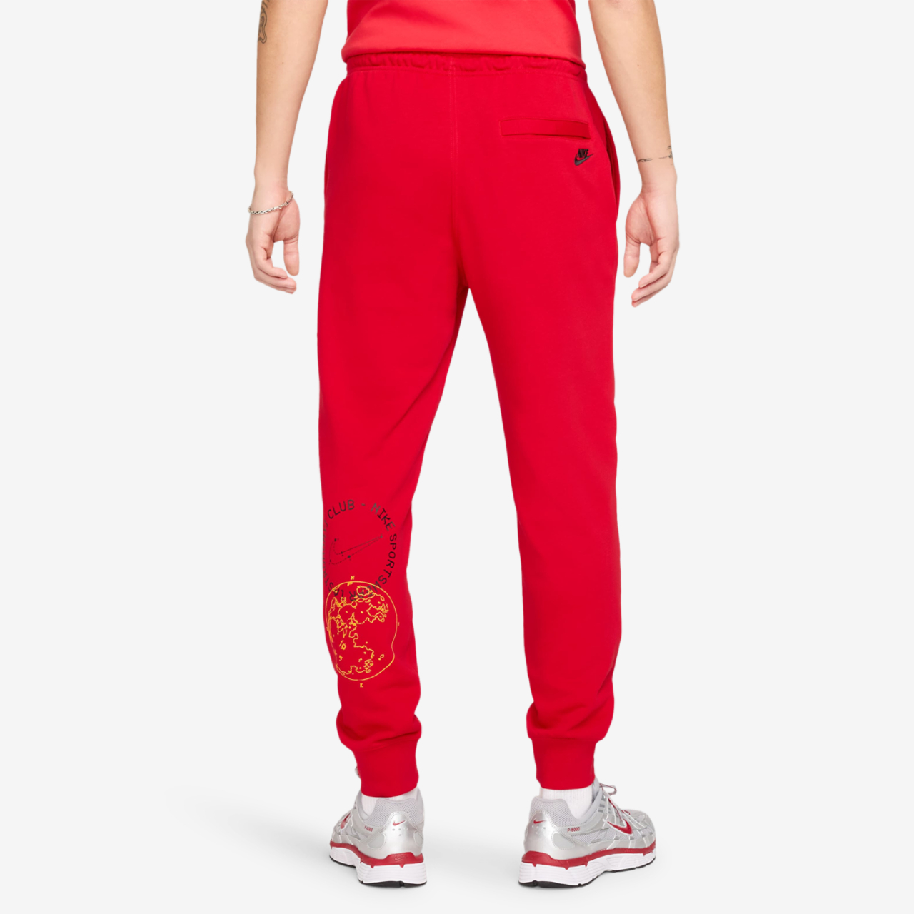 Nike Club FT Joggers Moon GFX Image 2 of 7. Tap to open photo gallery.