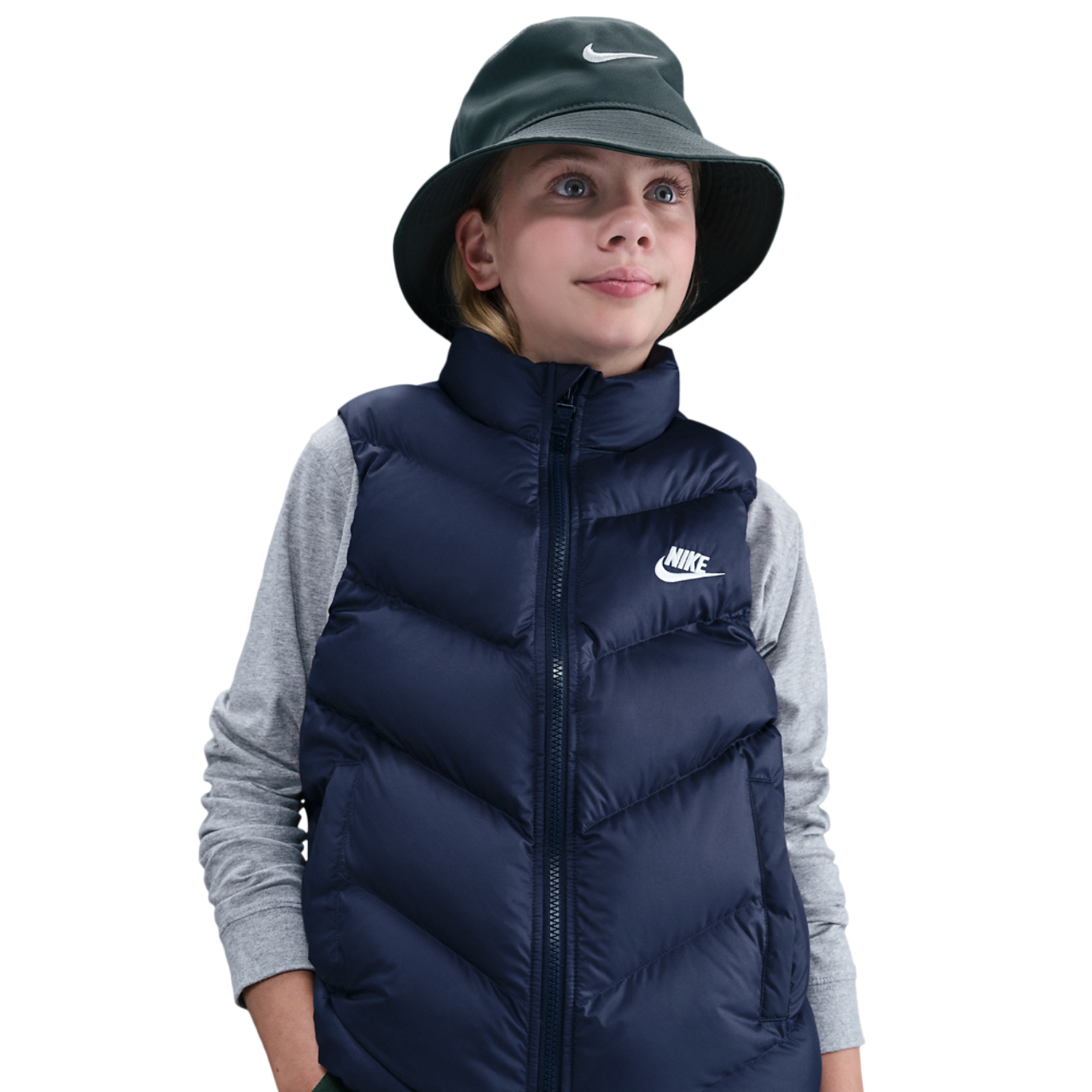 Nike NSW Therma-FIT Puffer Vest Image 1 of 4. Tap to open photo gallery.