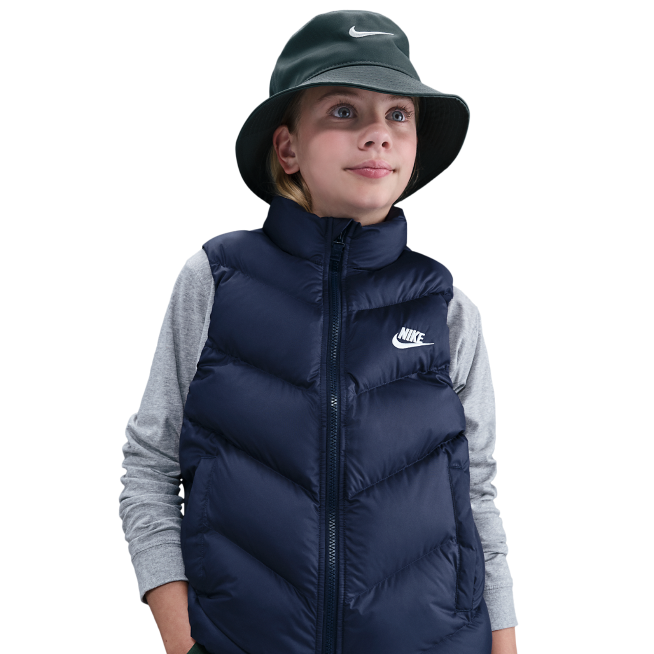 Nike NSW Therma-FIT Puffer Vest Image 1 of 4. Tap to open photo gallery.