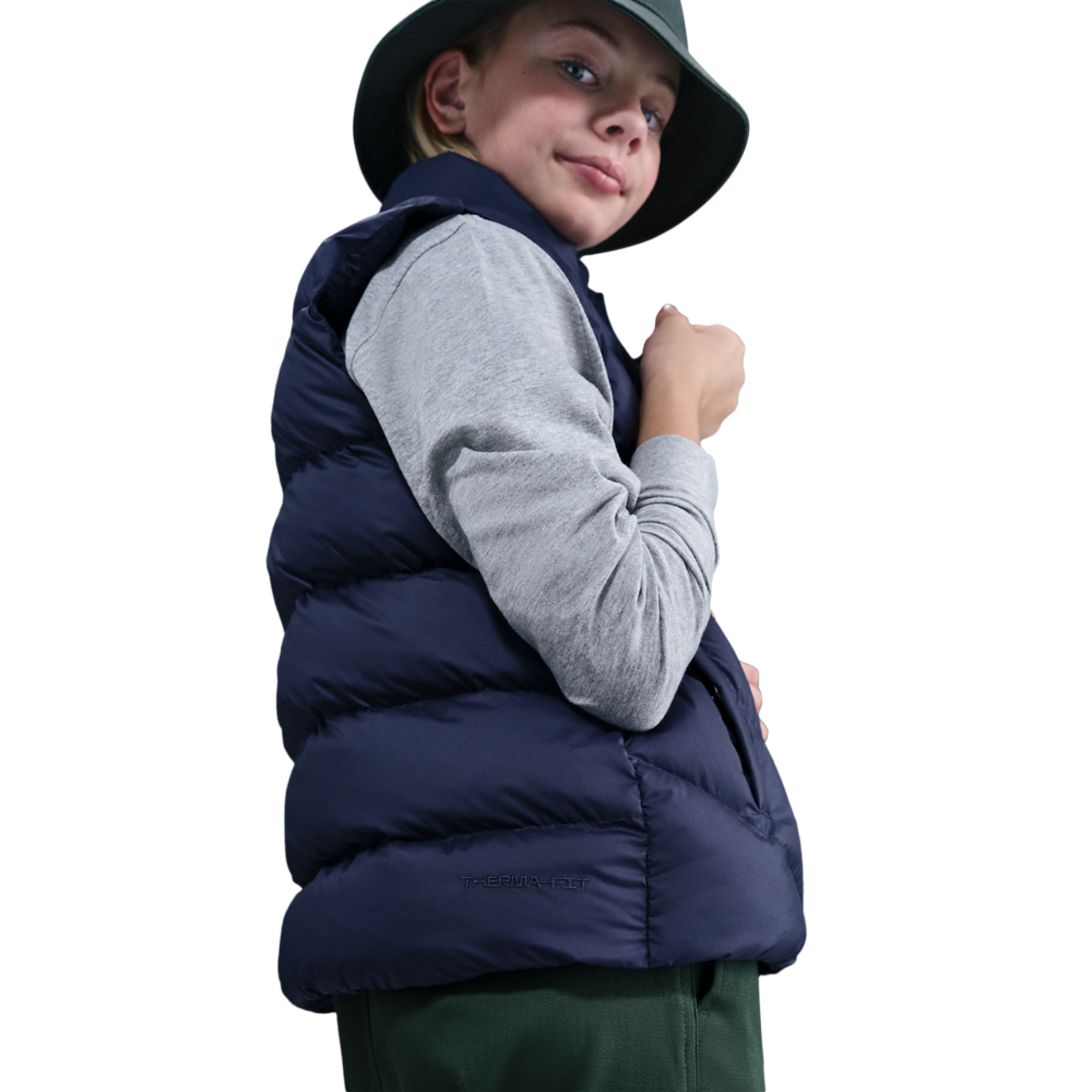Nike NSW Therma-FIT Puffer Vest Image 2 of 4. Tap to open photo gallery.