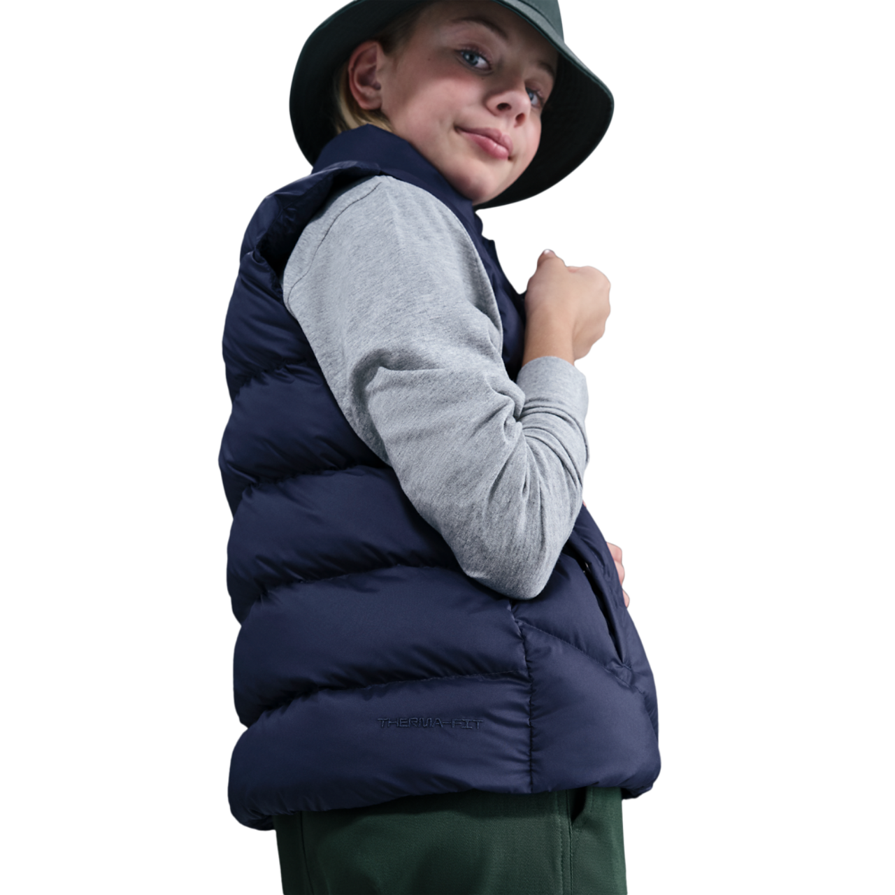 Nike NSW Therma-FIT Puffer Vest Image 2 of 4. Tap to open photo gallery.