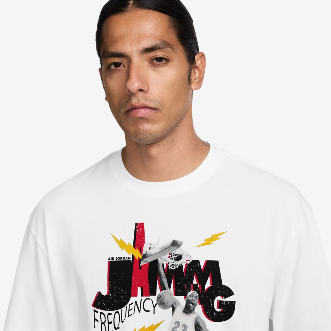 Jordan Jam 85 Short Sleeve Crew T-Shirt Image 3 of 3. Tap to open photo gallery.