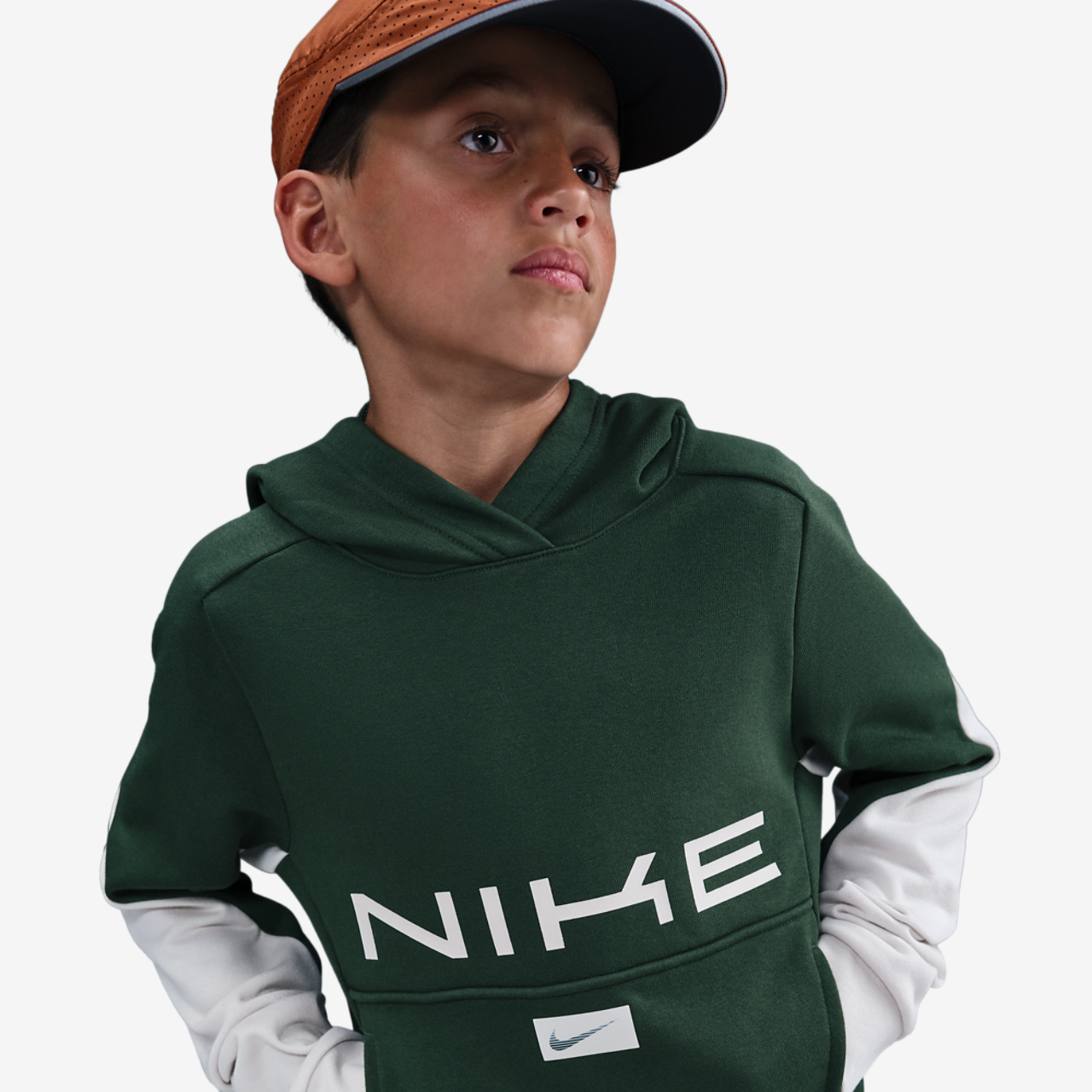 Nike Dri-FIT Multi Fleece Hoodie Image 1 of 4. Tap to open photo gallery.
