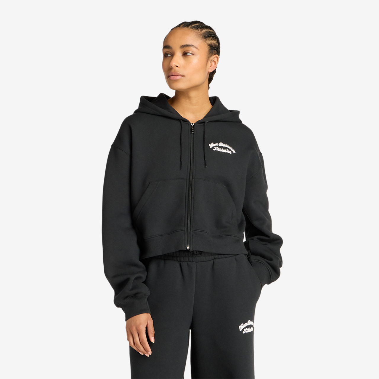 New Balance Linear Heritage Fleece Full-Zip Image 1 of 7. Tap to open photo gallery.