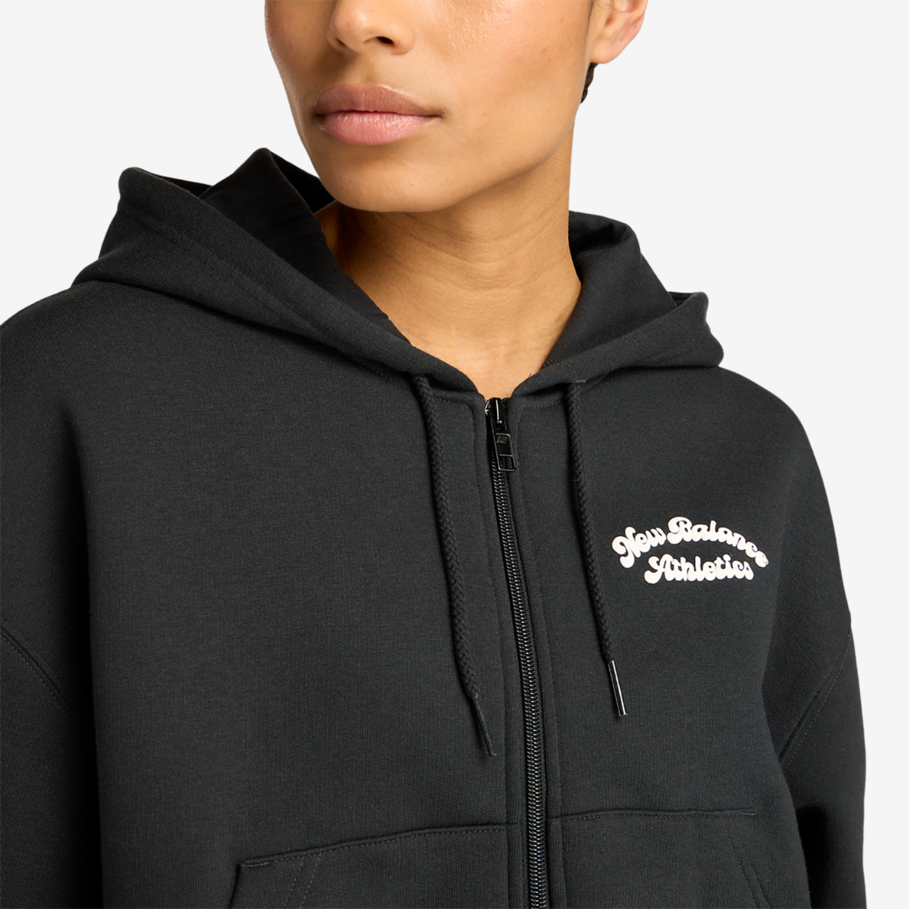 New Balance Linear Heritage Fleece Full-Zip Image 4 of 7. Tap to open photo gallery.