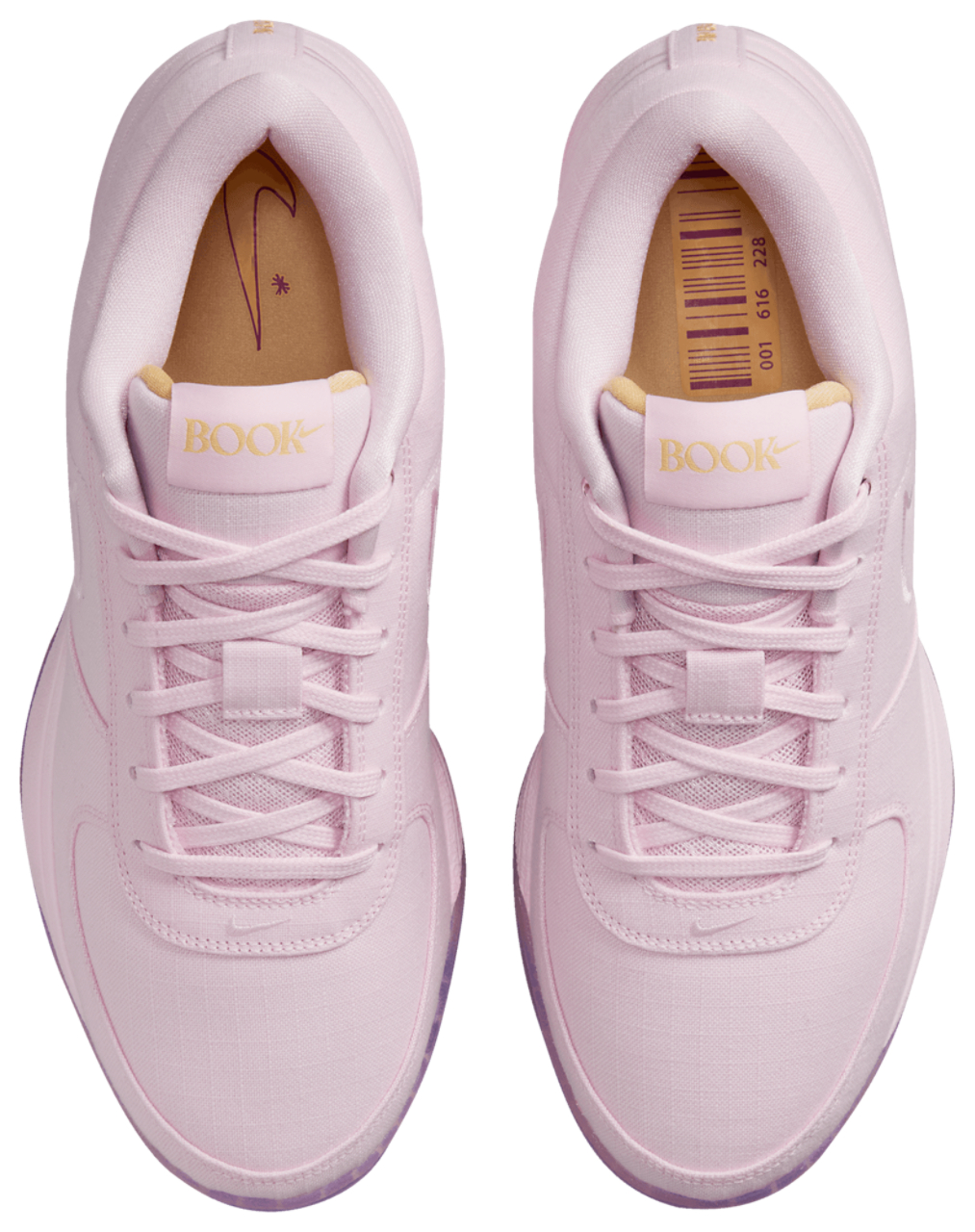 Nike Book 1 デビンブッカー ピンク Nike Book 1 'Sunrise' Devin Booker Pink Sneakers, Size 8