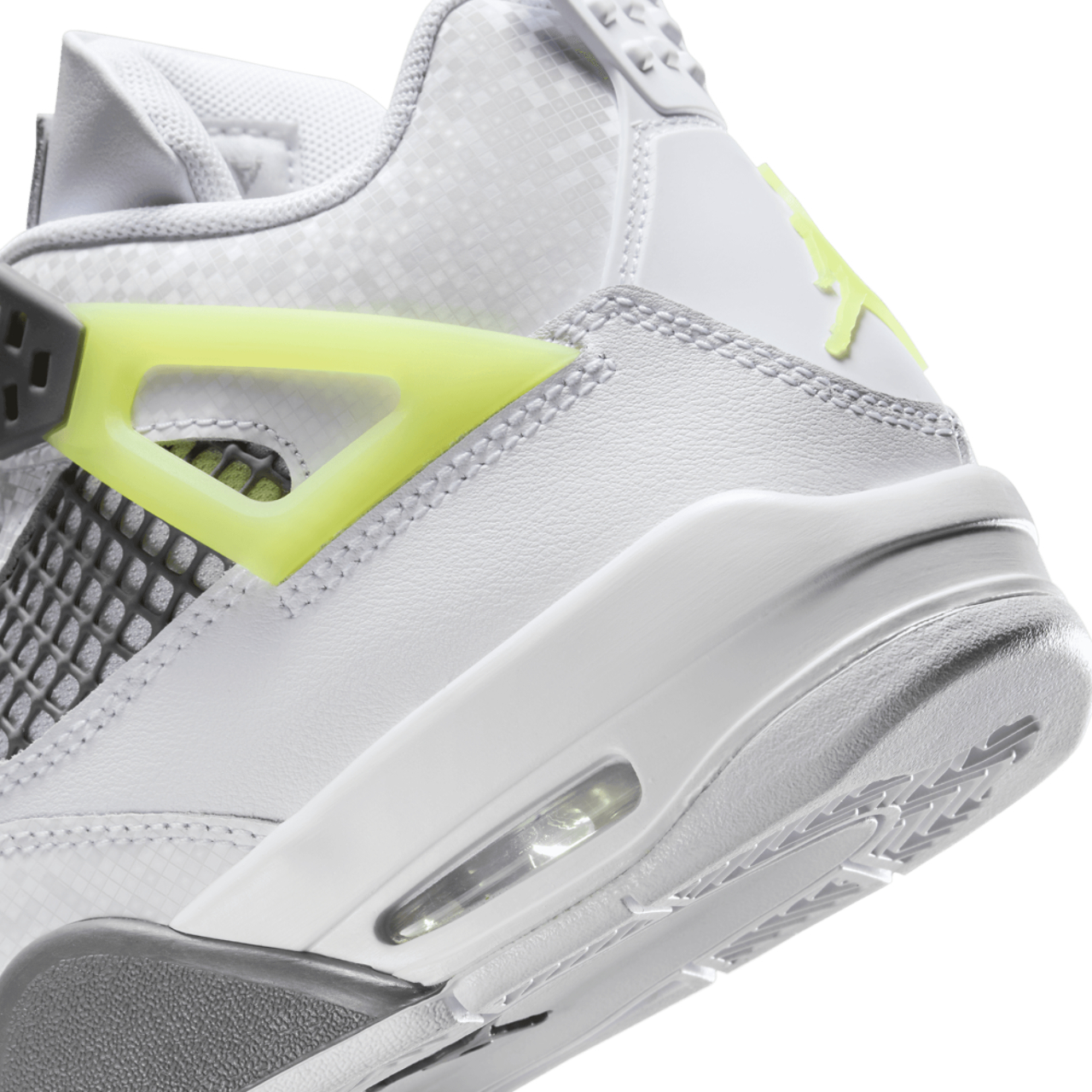 AIR JORDAN 4 RETRO ホワイト/イエロー WOMENS AIR JORDAN 4 RETRO_WHITE/COCONUT MILK-VIVID SULFUR