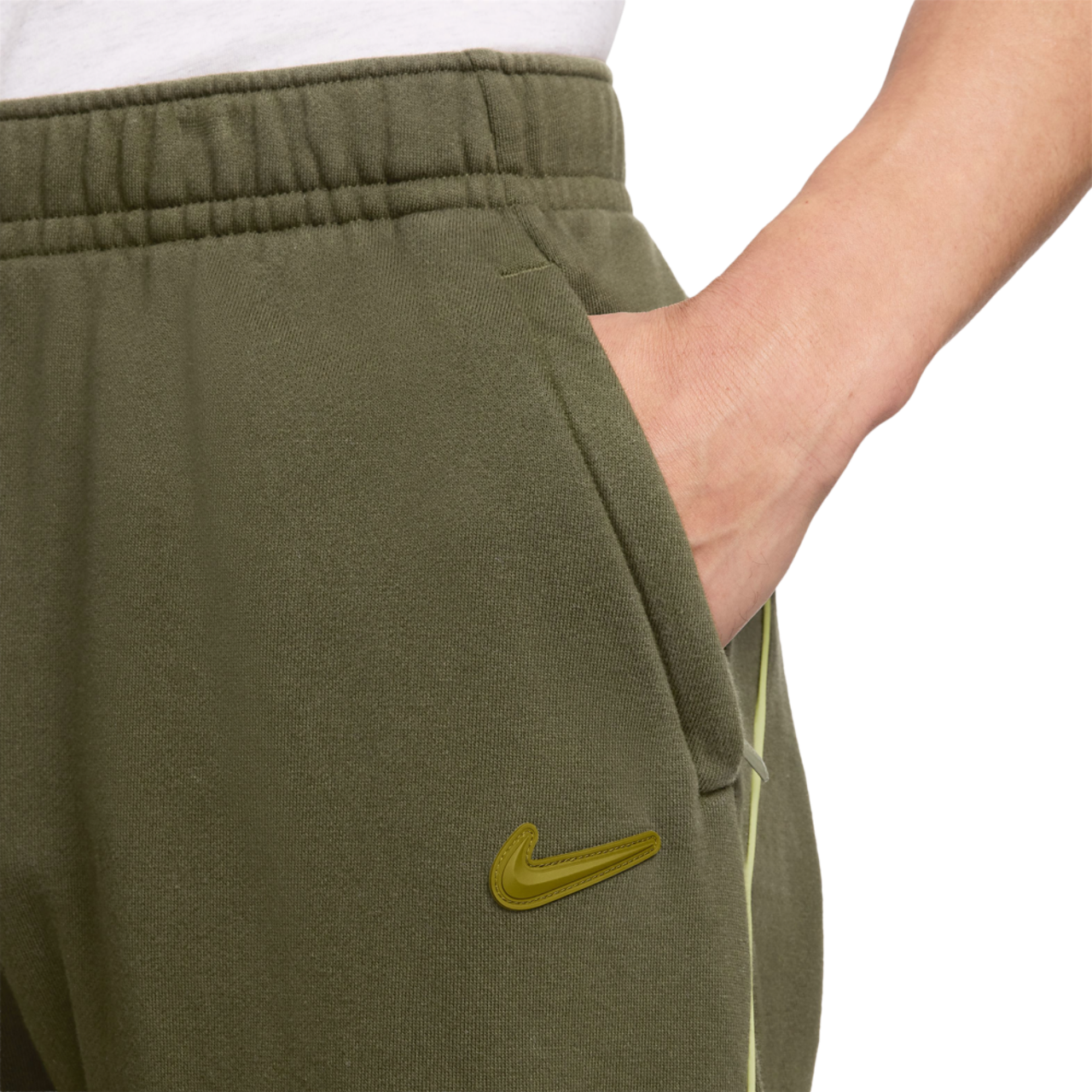 Nike Nocta CS Fleece Wash Pants Image 3 of 5. Tap to open photo gallery.