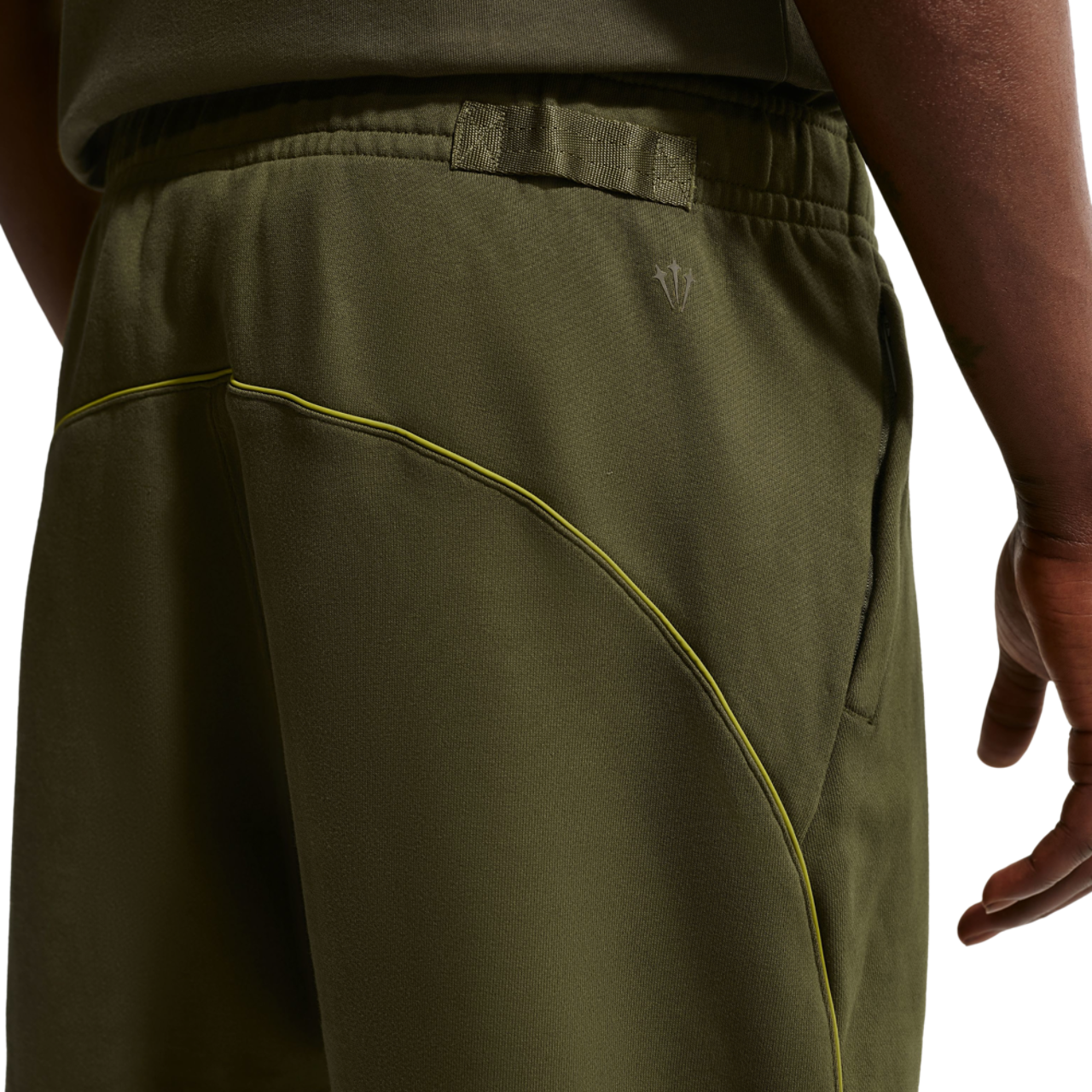 Nike Nocta CS Fleece Wash Pants Image 4 of 5. Tap to open photo gallery.