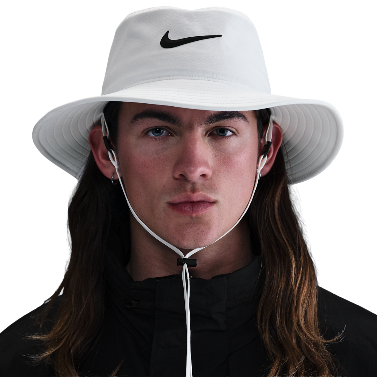 Nike DriFit Apex Bucket Wide Brim Hat Image 1 of 2. Tap to open photo gallery.