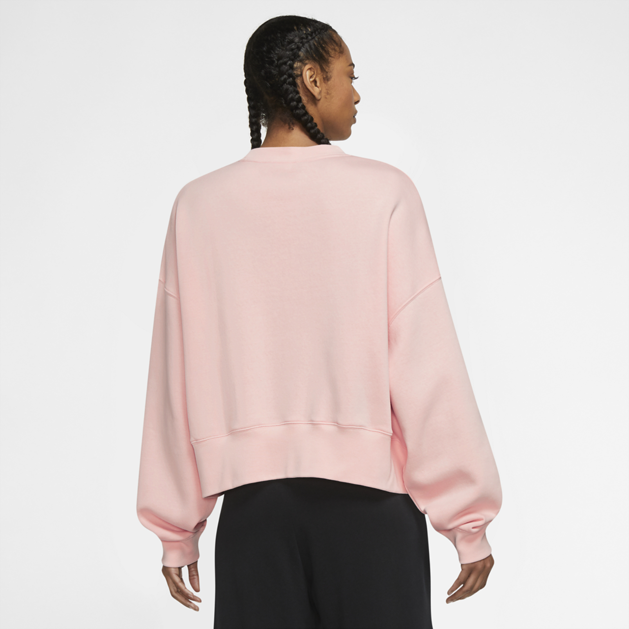 Nike Sportswear Essential Collection Fleece Crew Image 2 of 3. Tap to open photo gallery.