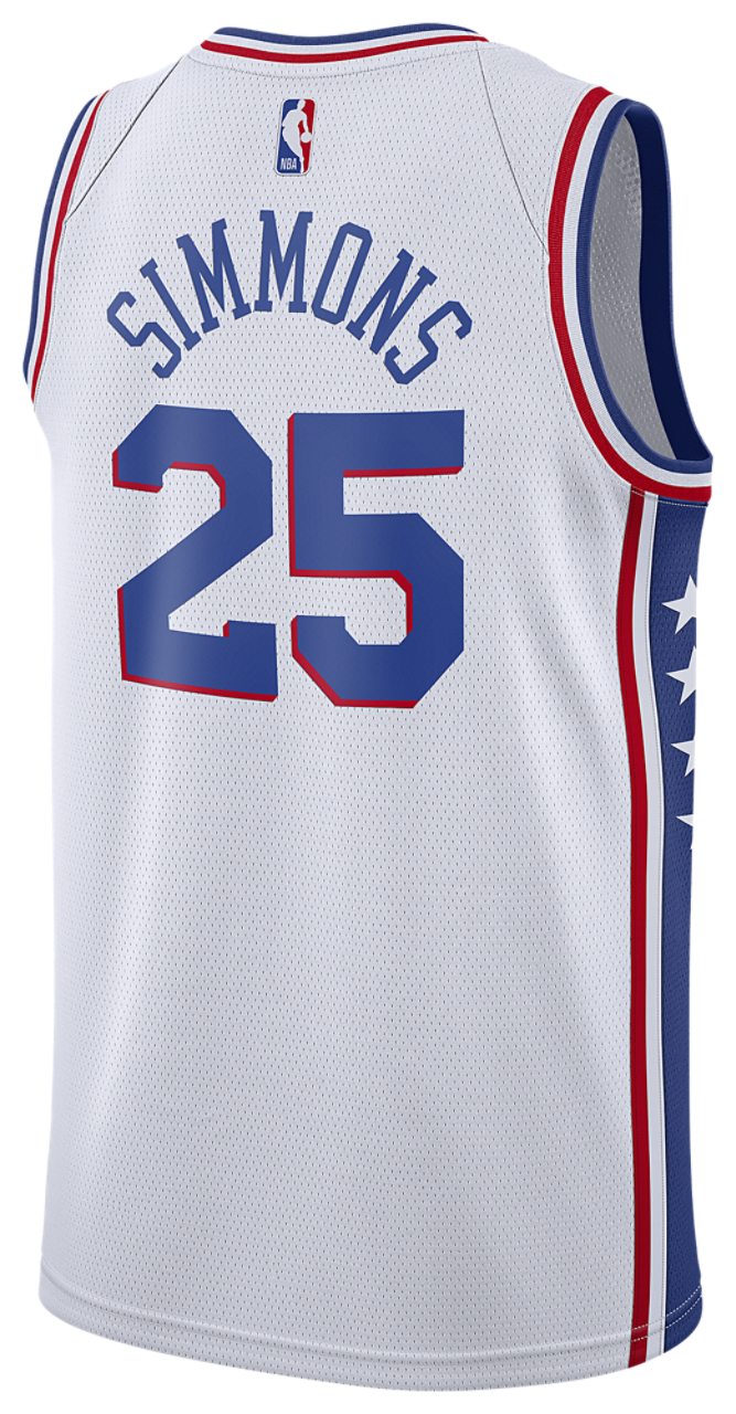 Nike 76ers Swingman Jersey Image 1 of 2. Tap to open photo gallery.