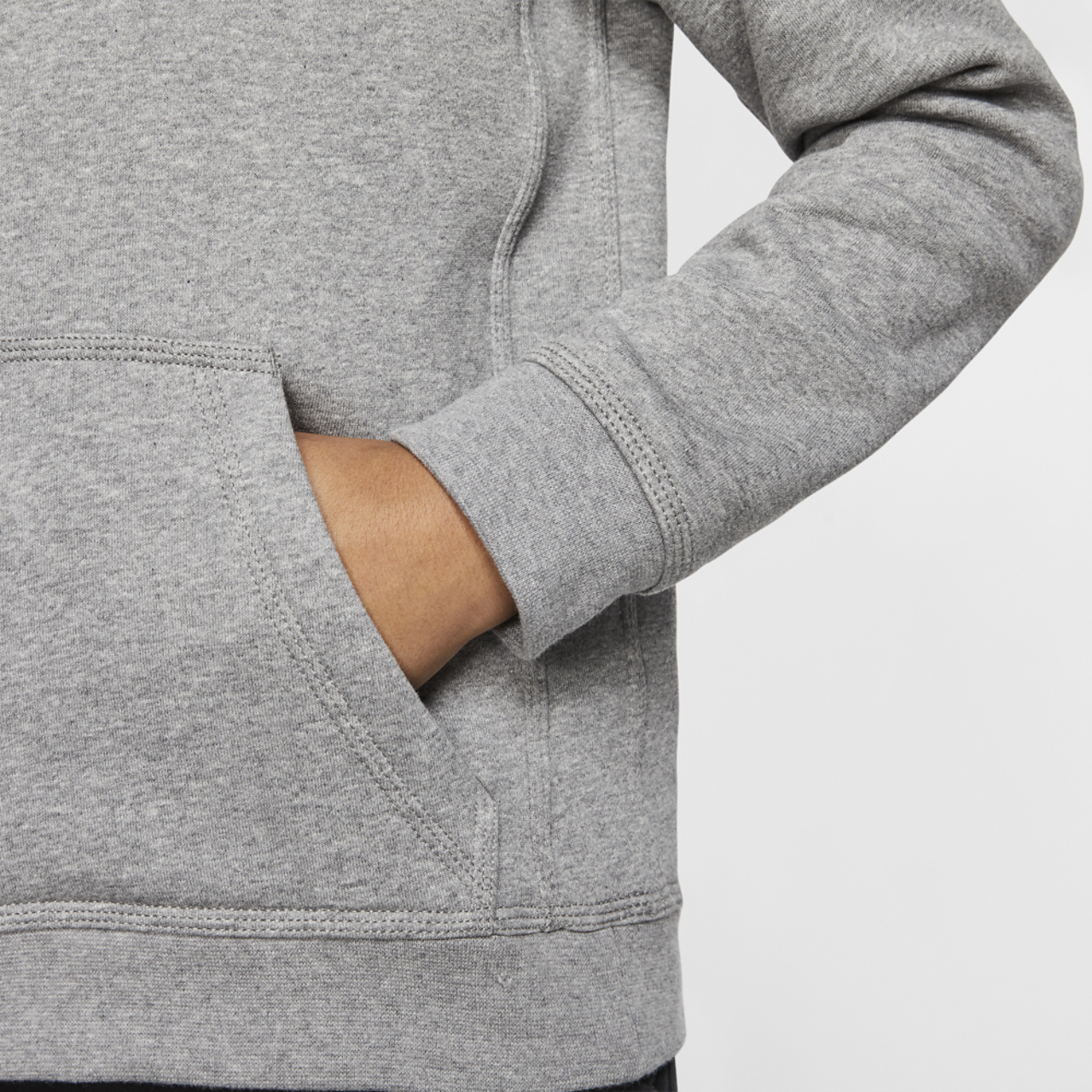 Nike Club HBR Pullover Hoodie Image 5 of 5. Tap to open photo gallery.