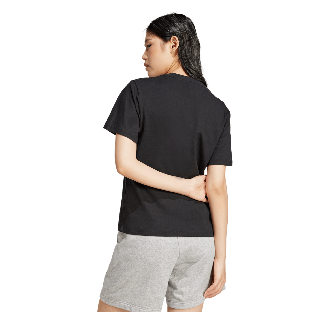 adidas Essentials Small Logo Cotton T-Shirt Image 2 of 6. Tap to open photo gallery.